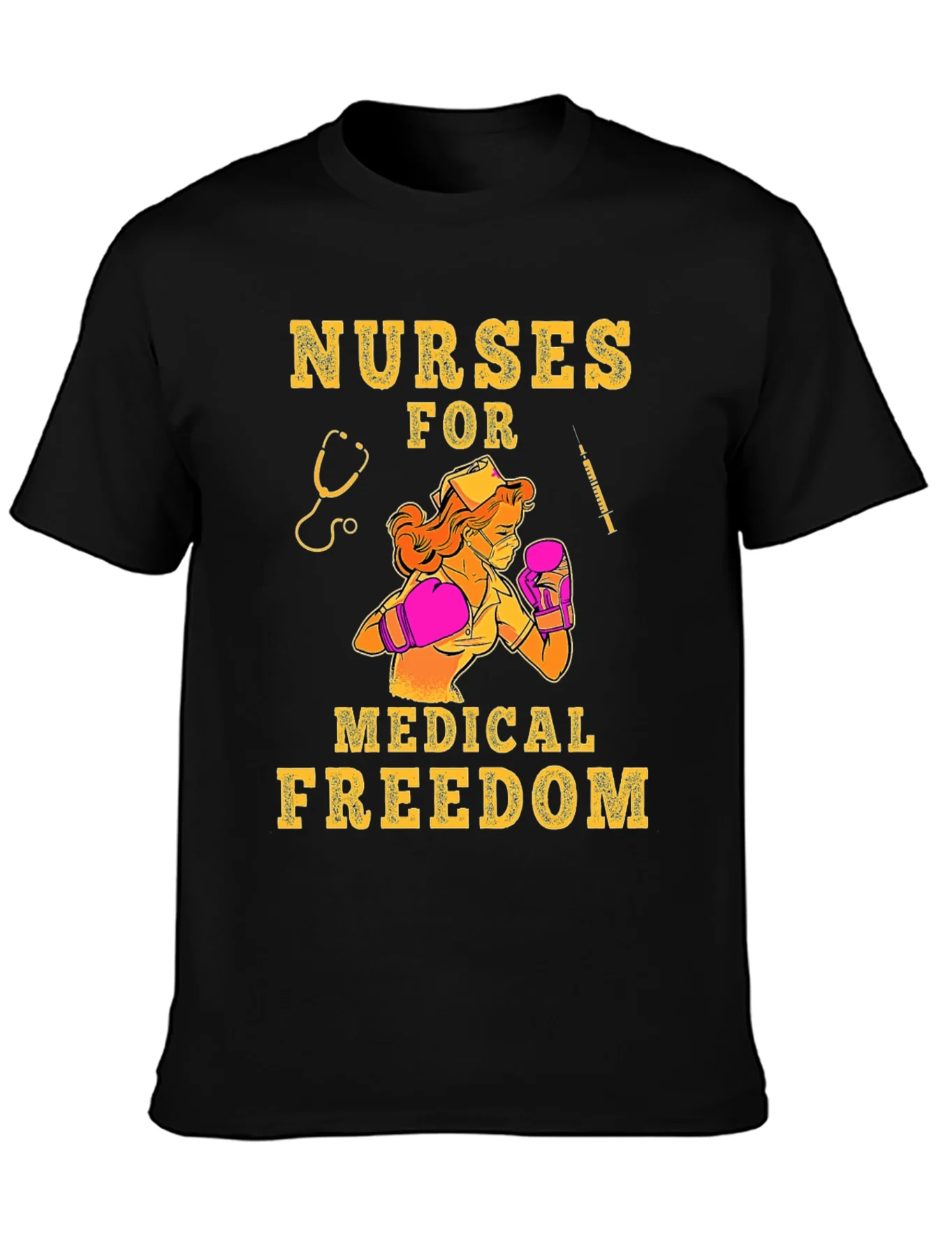 Rebbecca Nurses for Medical Freedom Graphic T-Shirt