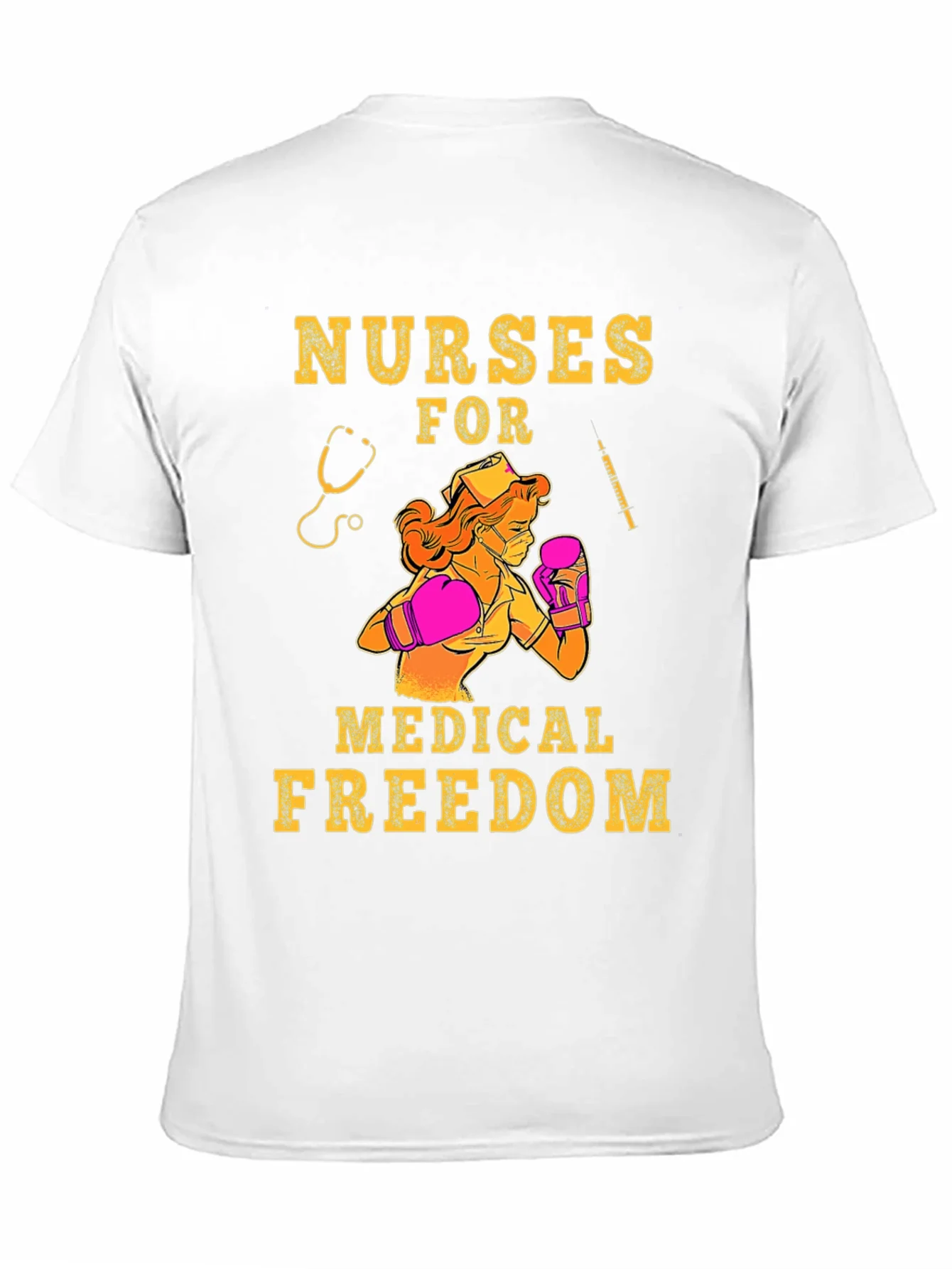 Rebbecca Nurses for Medical Freedom Graphic T-Shirt