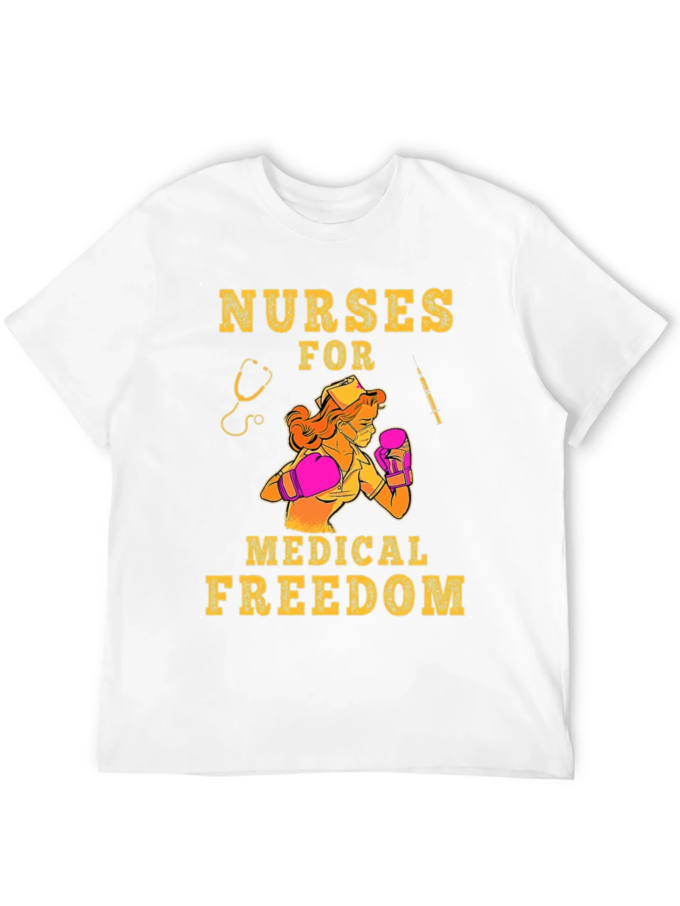 Rebbecca Nurses for Medical Freedom Graphic T-Shirt