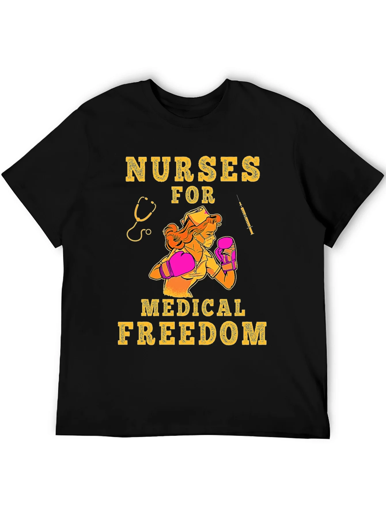 Rebbecca Nurses for Medical Freedom Graphic T-Shirt