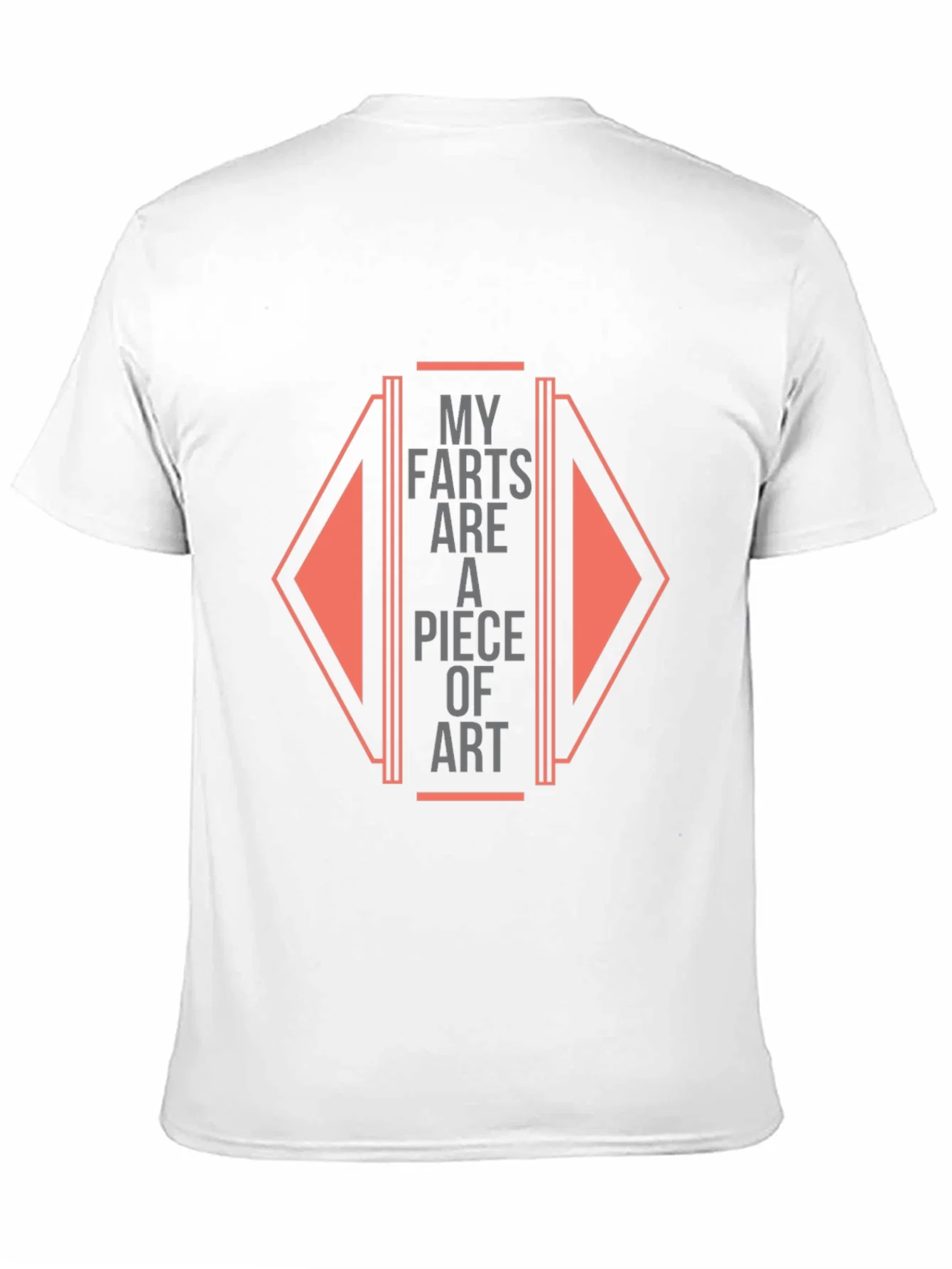 Rebbecca Funny Farts Art Graphic Black Tee
