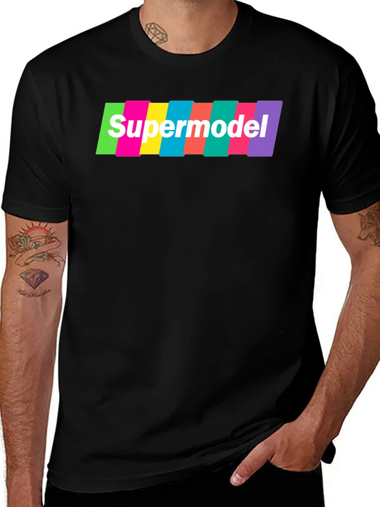Rebbecca Supermodel Graphic T-Shirt - Retro Fashion Tee
