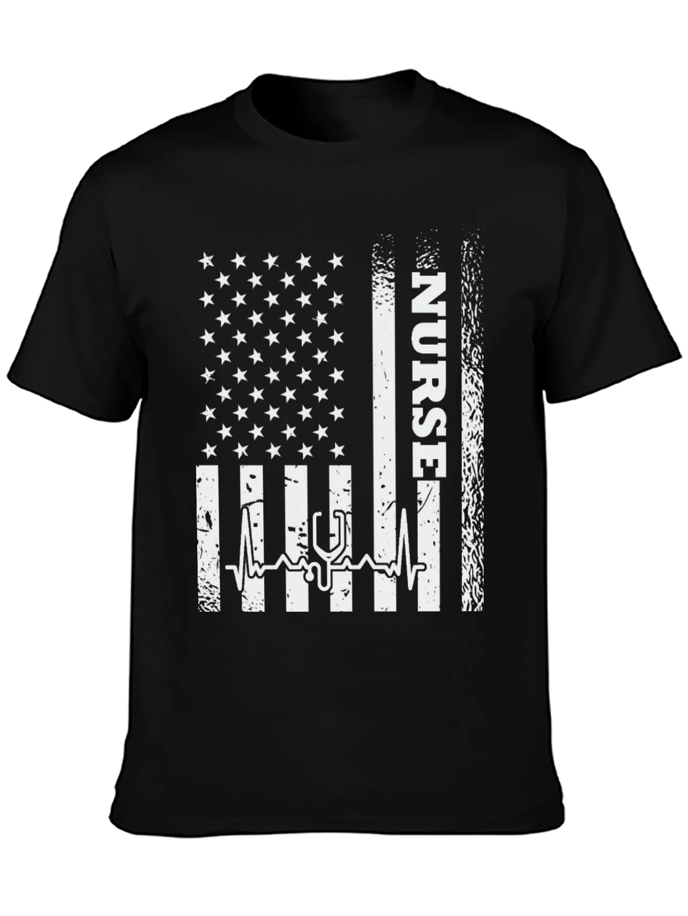 Rebbecca Nurse American Flag Graphic Tee - Black