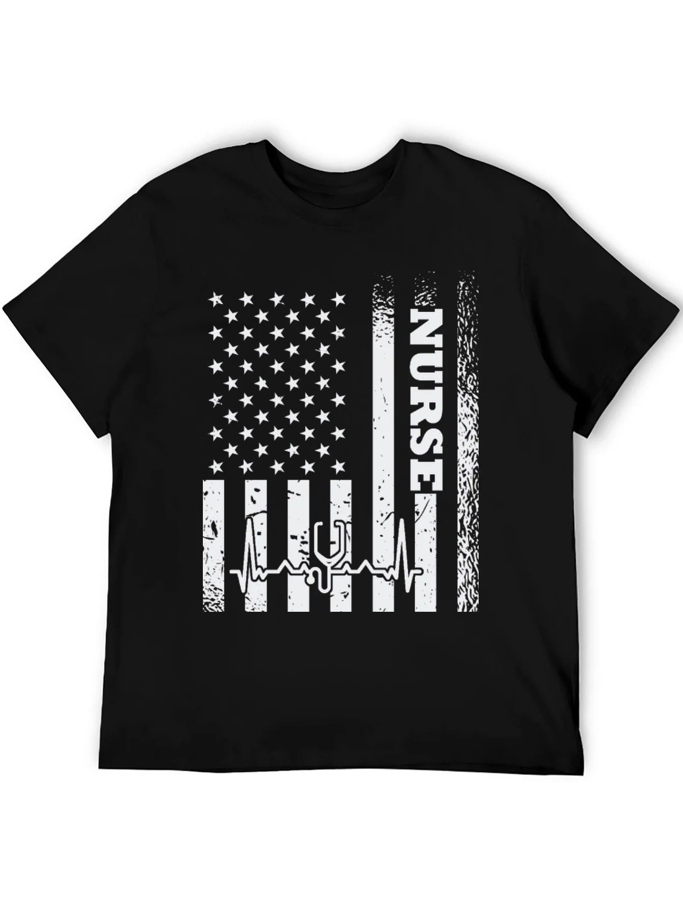 Rebbecca Nurse American Flag Graphic Tee - Black