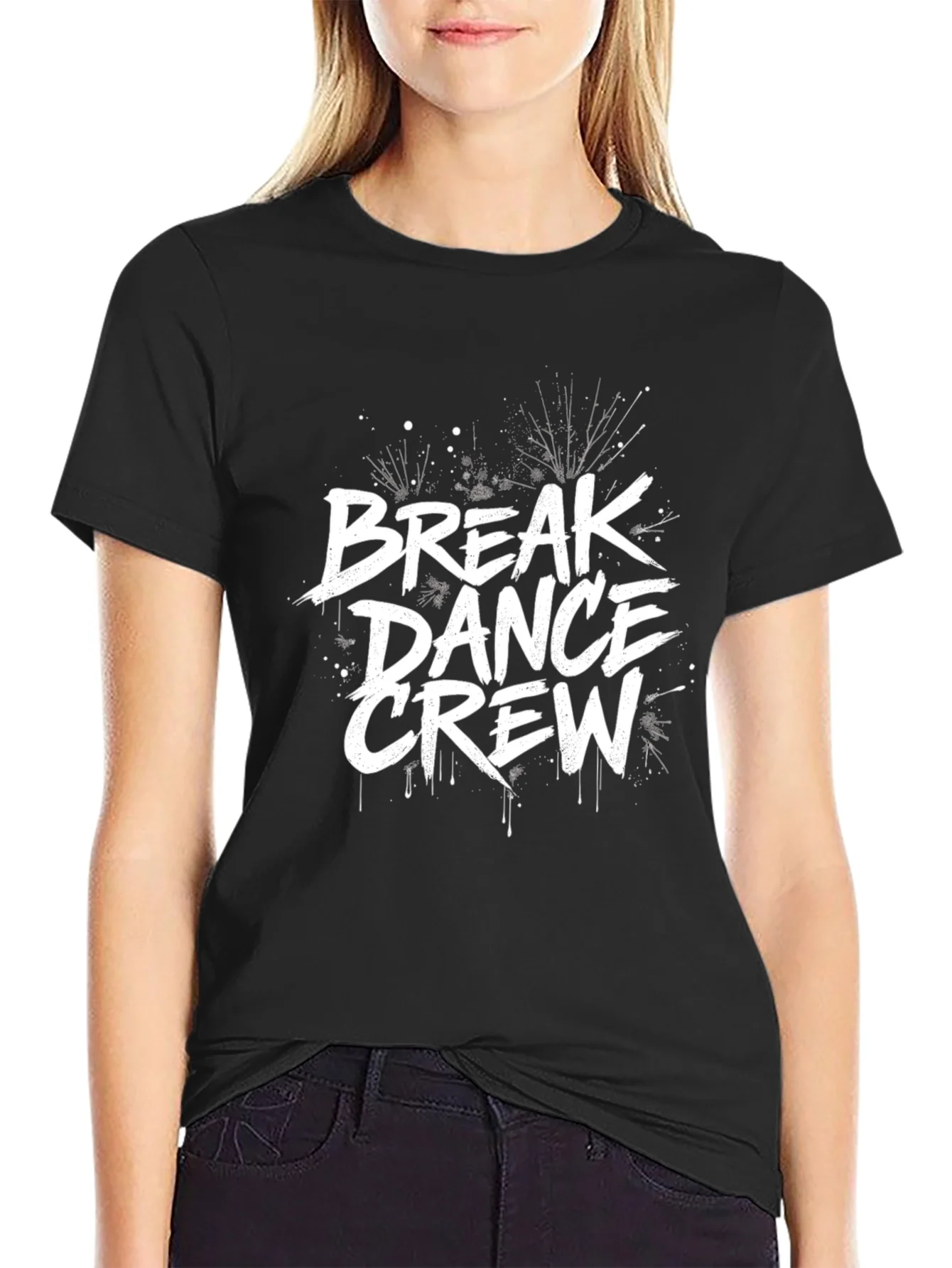Rebbecca Break Dance Crew Black T-Shirt