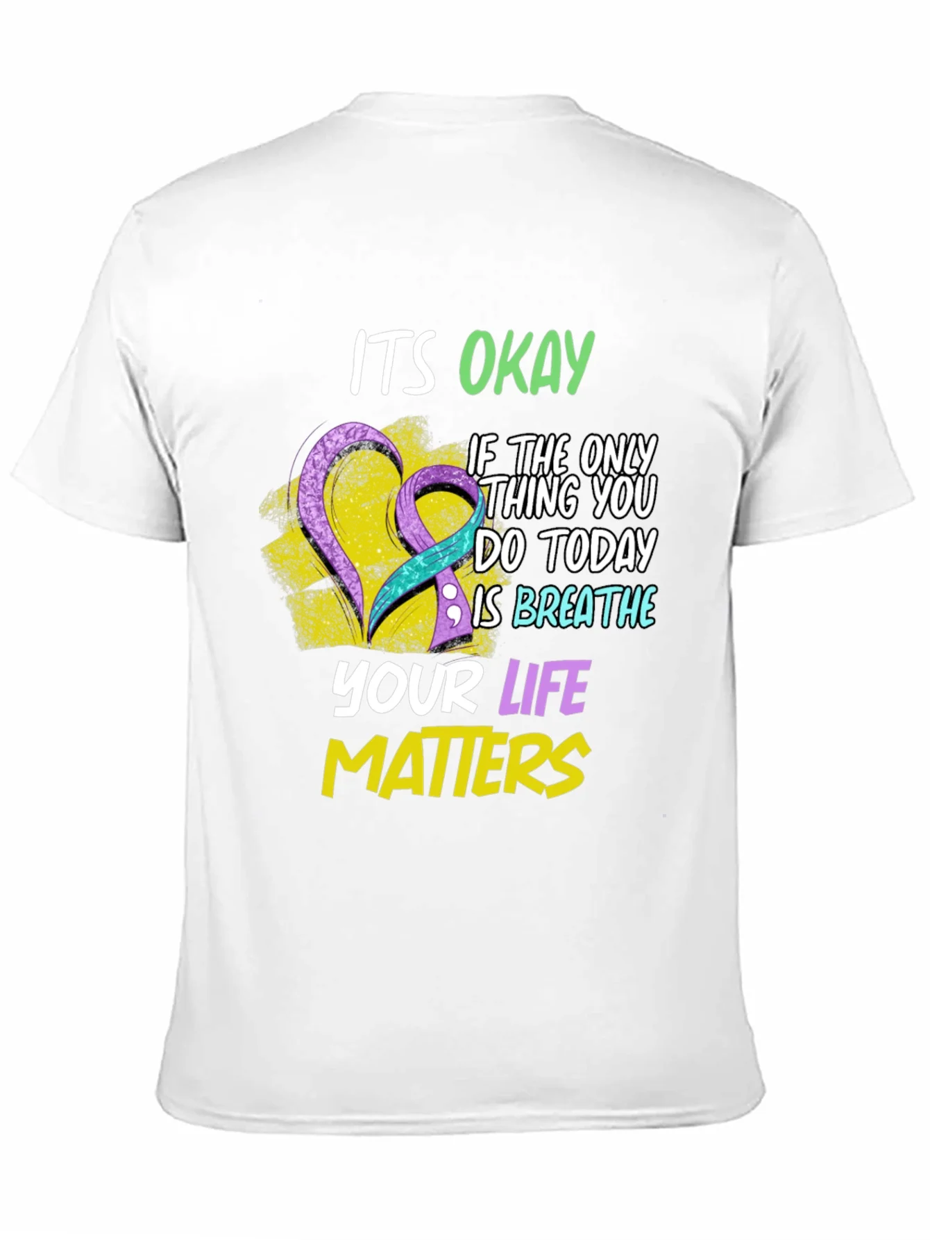 Rebbecca Its Okay Mental Health Awareness T-Shirt