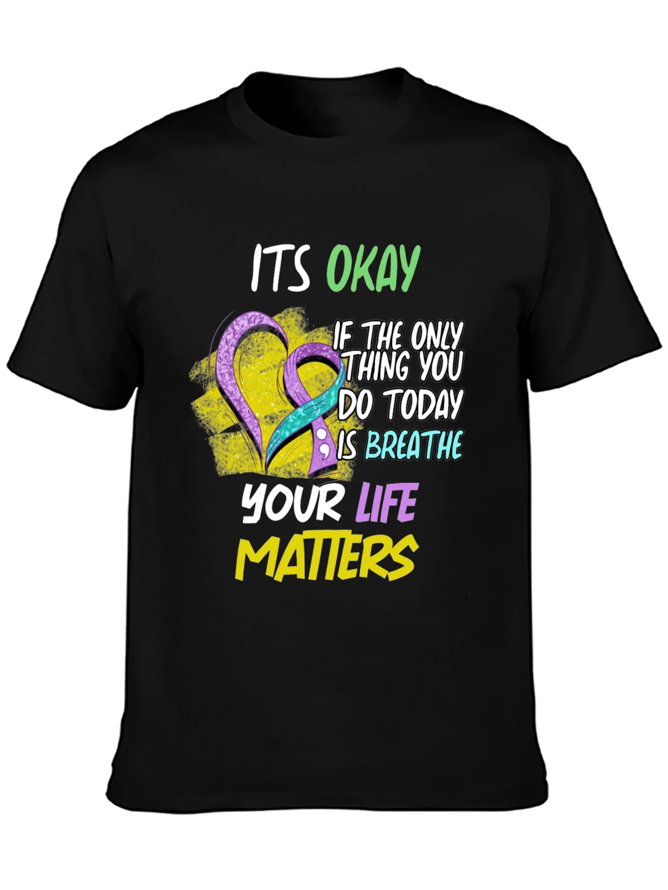 Rebbecca Its Okay Mental Health Awareness T-Shirt