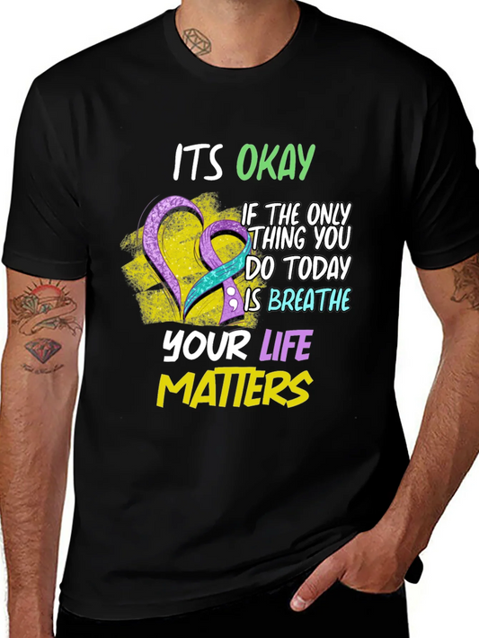 Rebbecca Its Okay Mental Health Awareness T-Shirt
