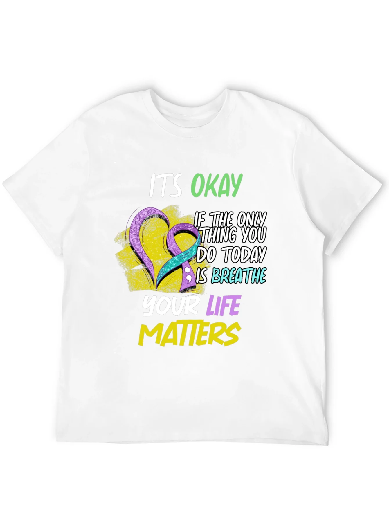 Rebbecca Its Okay Mental Health Awareness T-Shirt