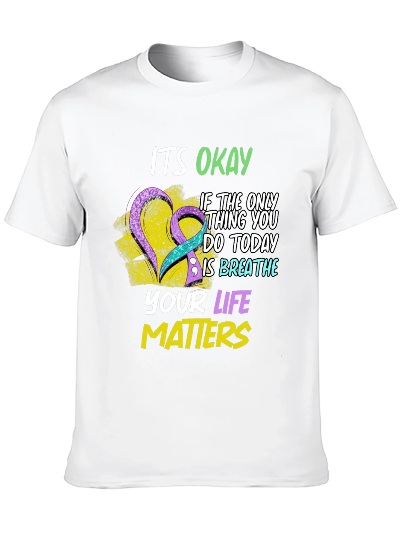 Rebbecca Its Okay Mental Health Awareness T-Shirt