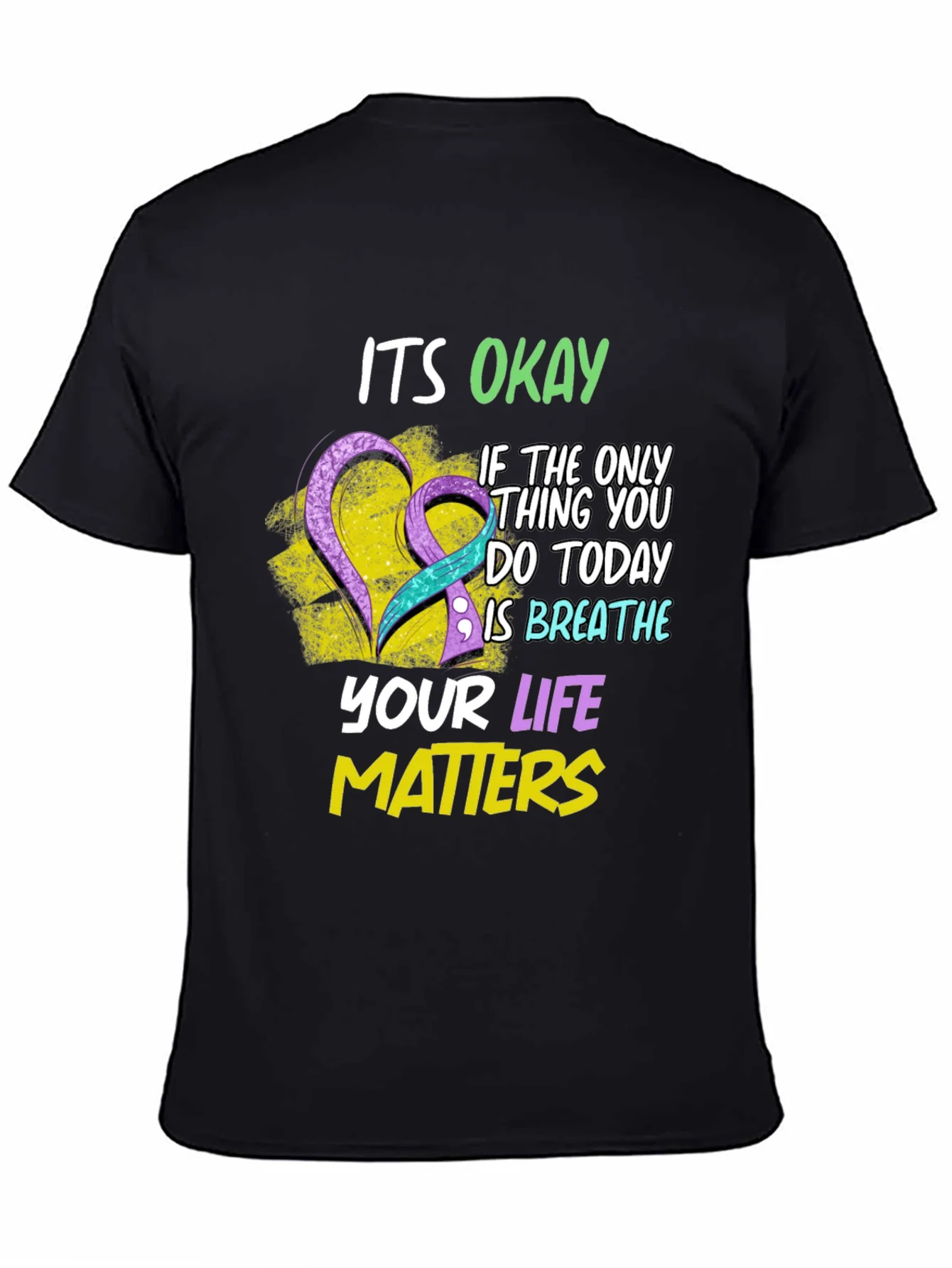 Rebbecca Its Okay Mental Health Awareness T-Shirt