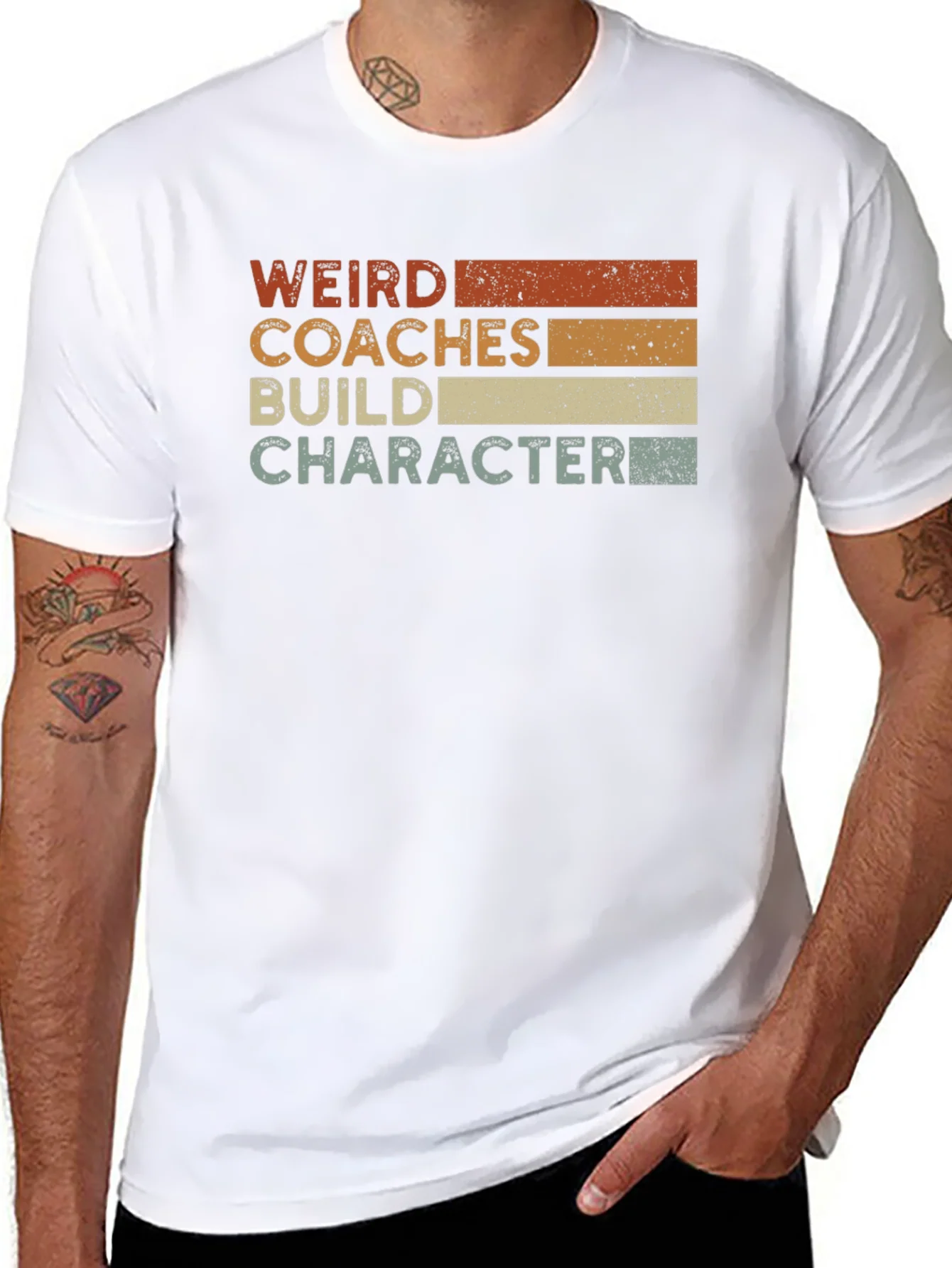Rebbecca Weird Coaches Build Character T-Shirt