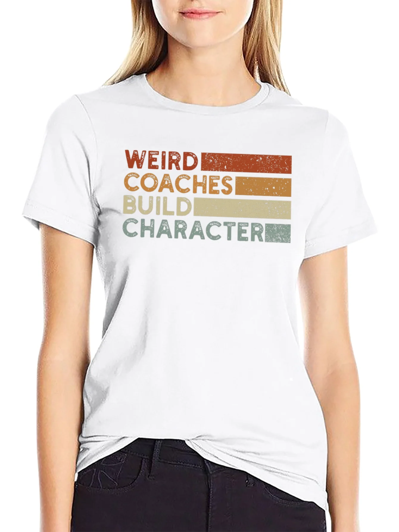 Rebbecca Weird Coaches Build Character T-Shirt