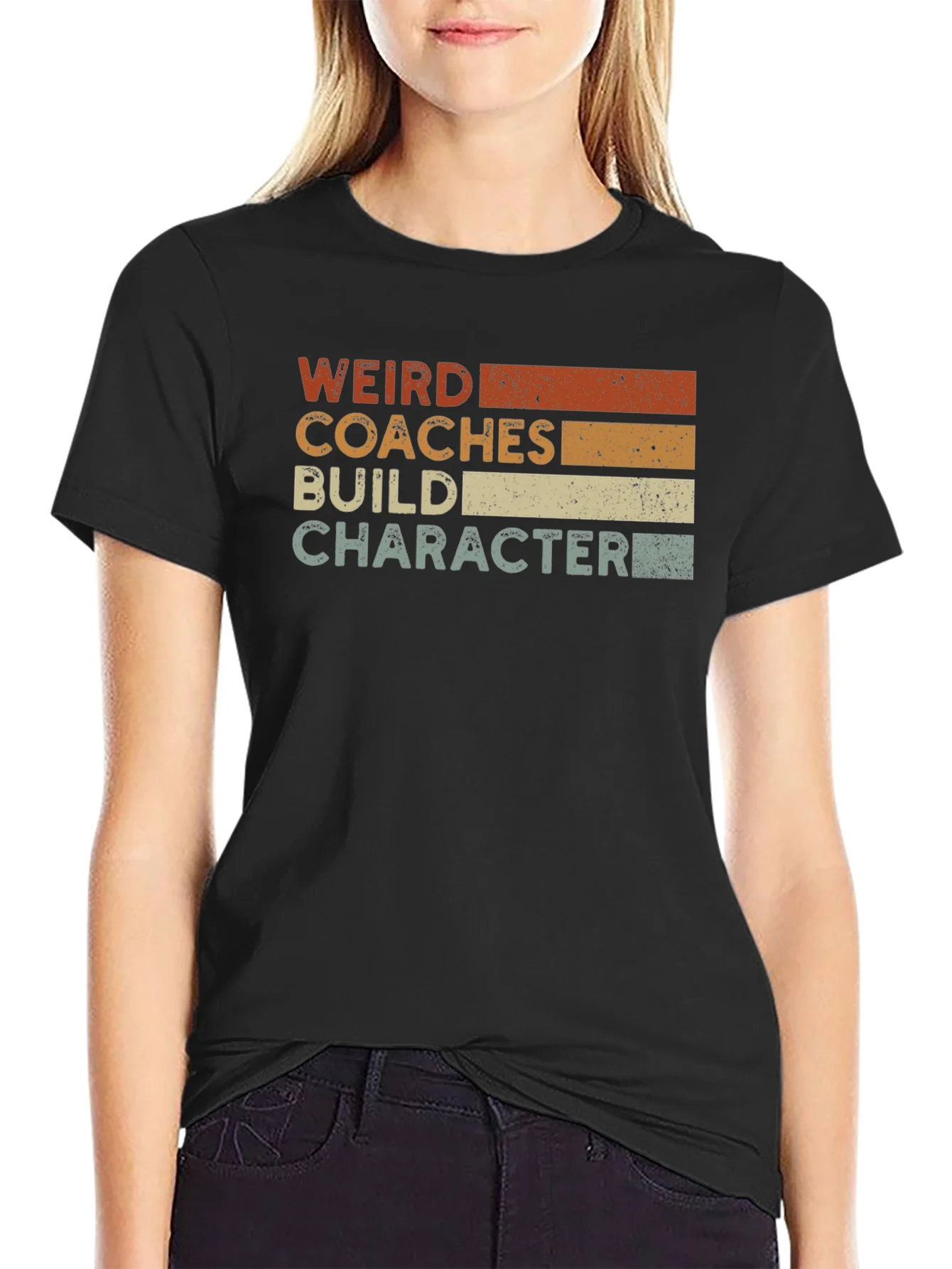Rebbecca Weird Coaches Build Character T-Shirt