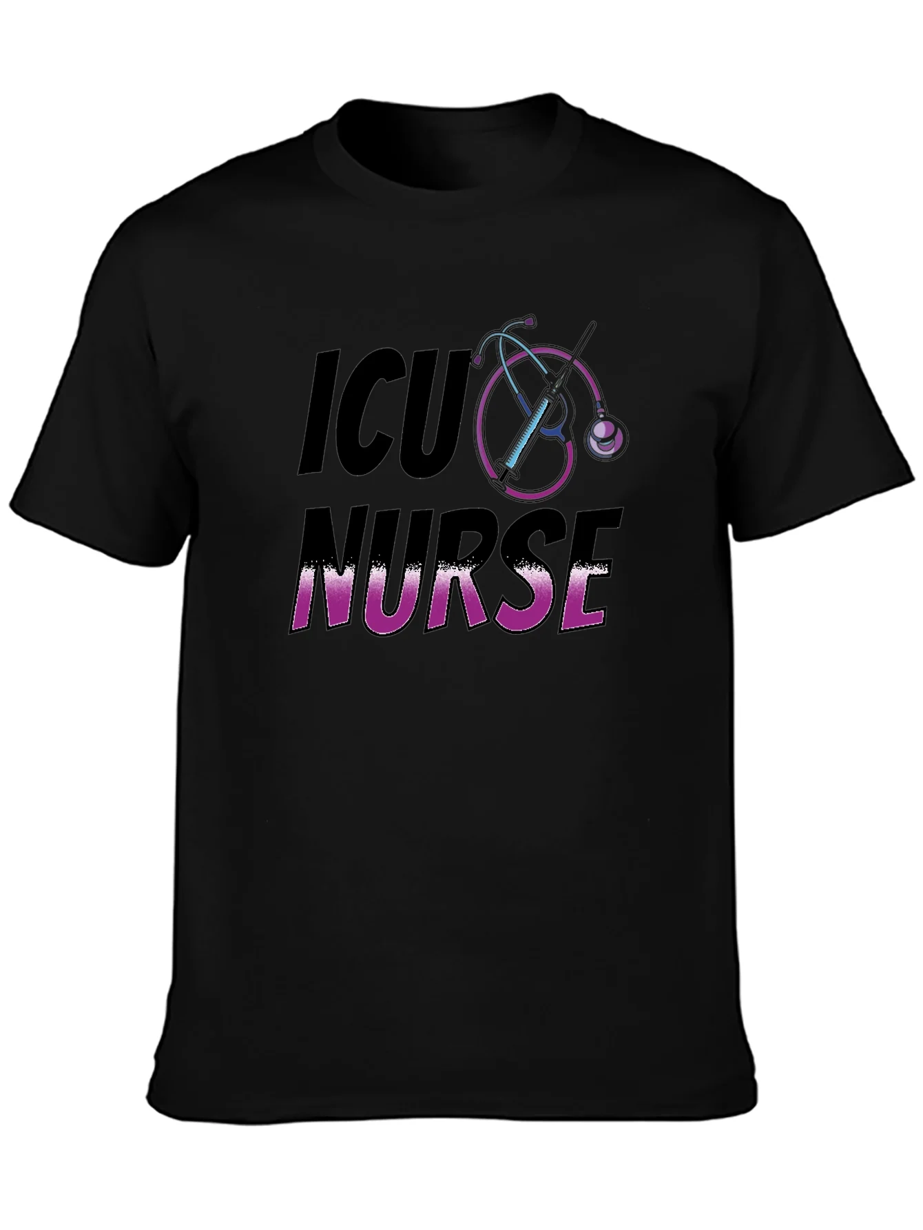 Camiseta ICU Nurse - Dise?o Enfermer¨ªa Intensiva