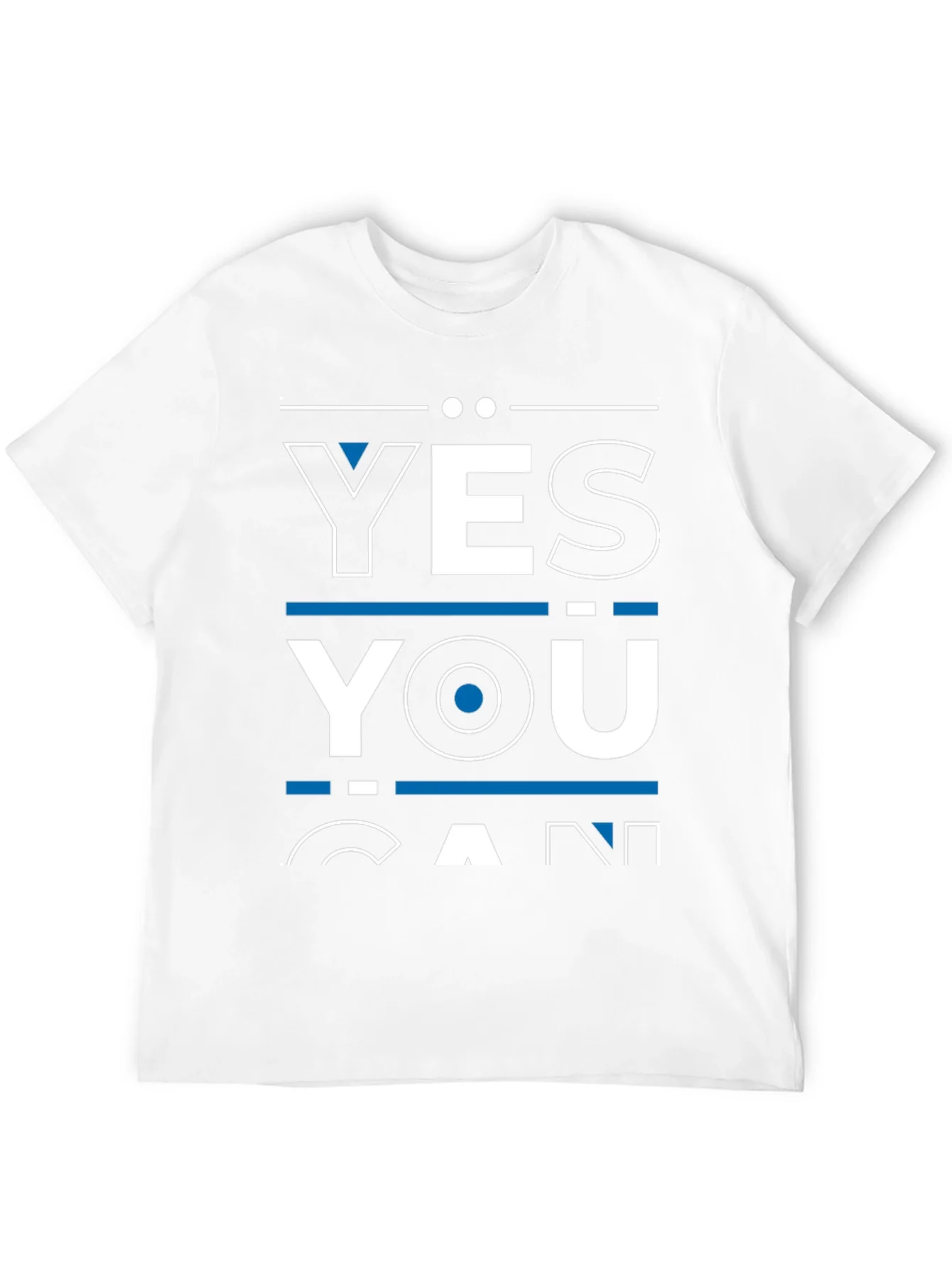 Camiseta Yes You Can Negra para Hombre