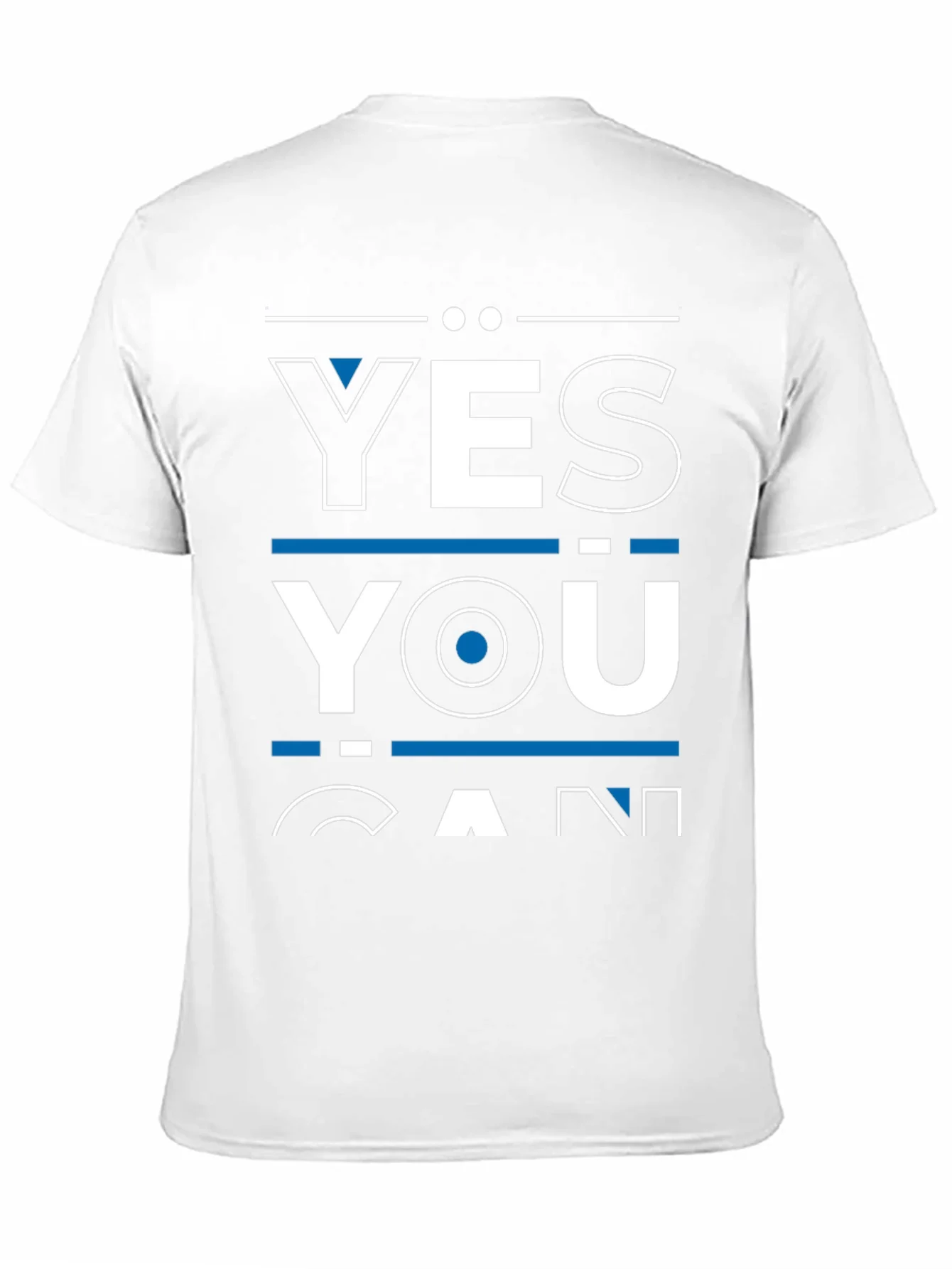 Camiseta Yes You Can Negra para Hombre