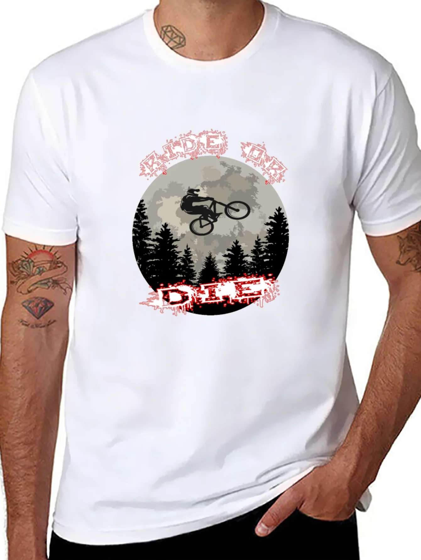 Rebbecca Ride or Die Mountain Biking Graphic Tee