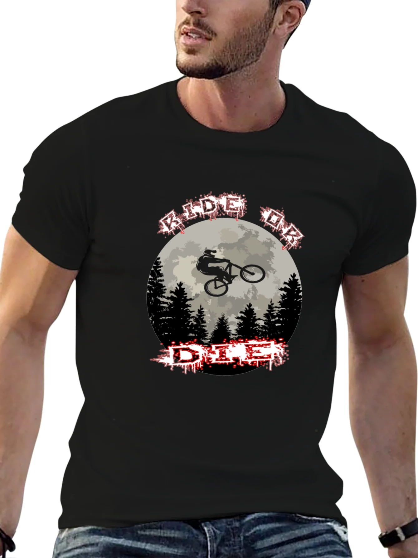 Rebbecca Ride or Die Mountain Biking Graphic Tee