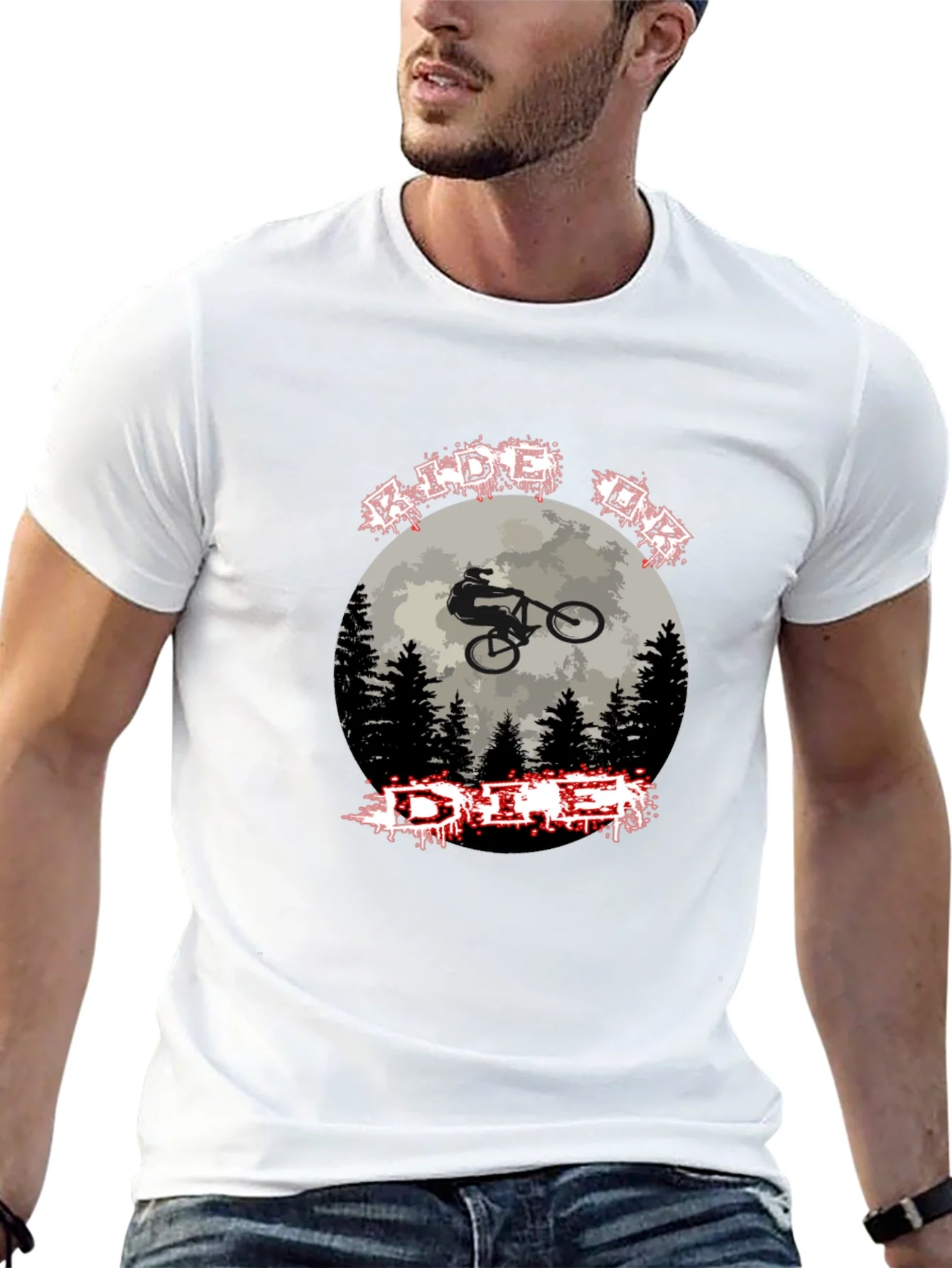 Rebbecca Ride or Die Mountain Biking Graphic Tee