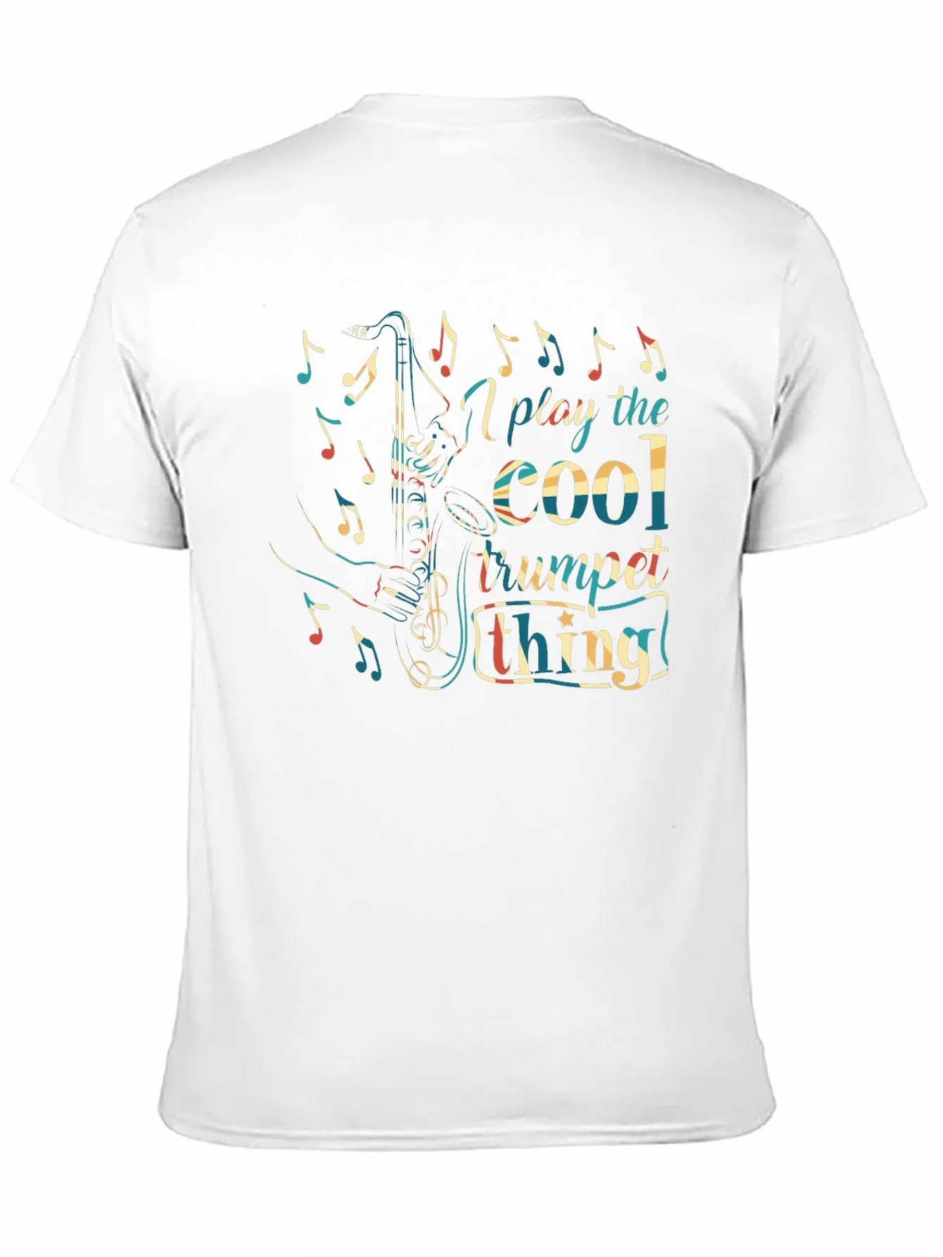 Camiseta Negra con Dise?o de Saxof¨®n Cool