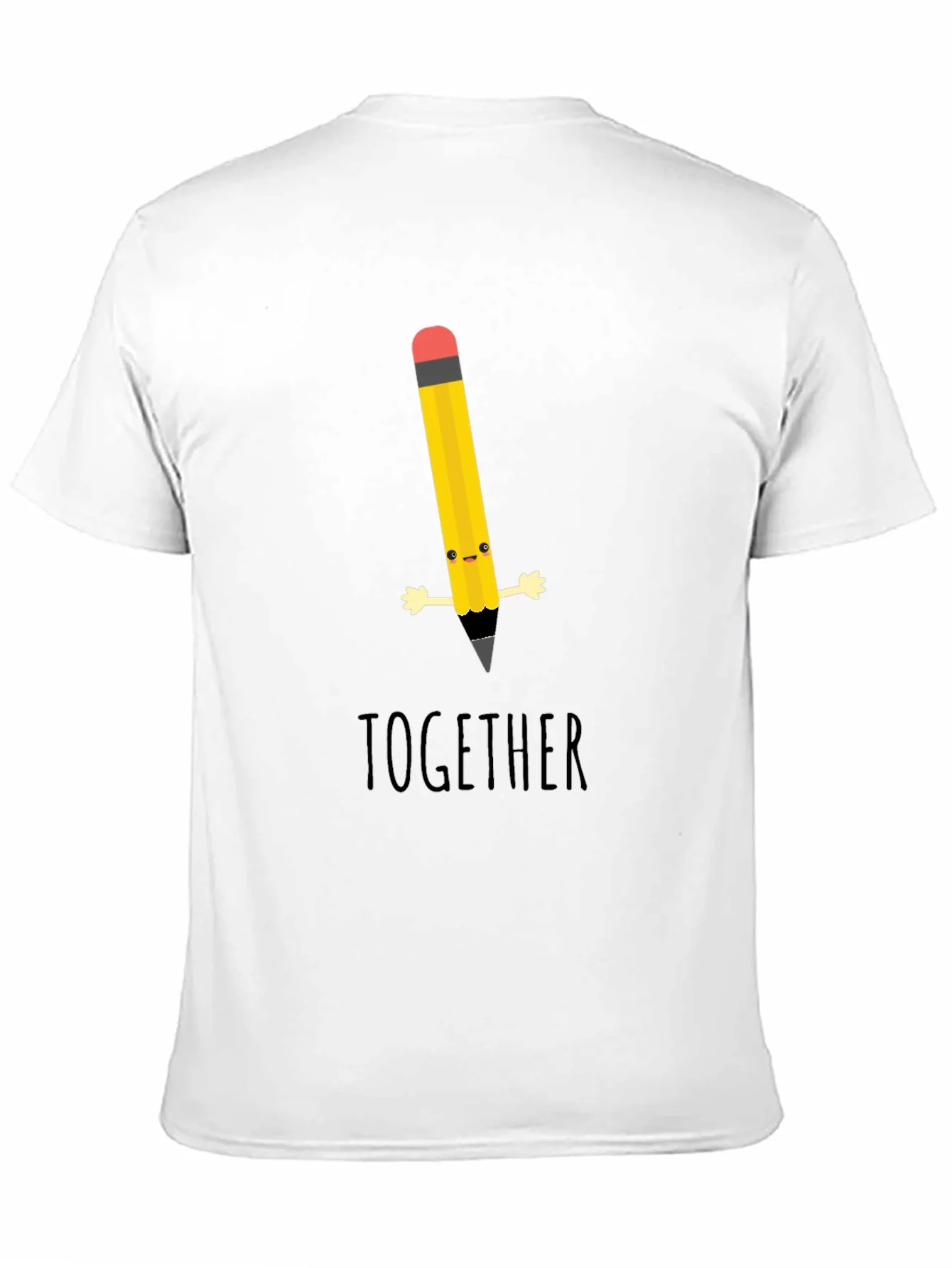 Rebbecca Cute Cartoon Pencil Together Graphic T-Shirt