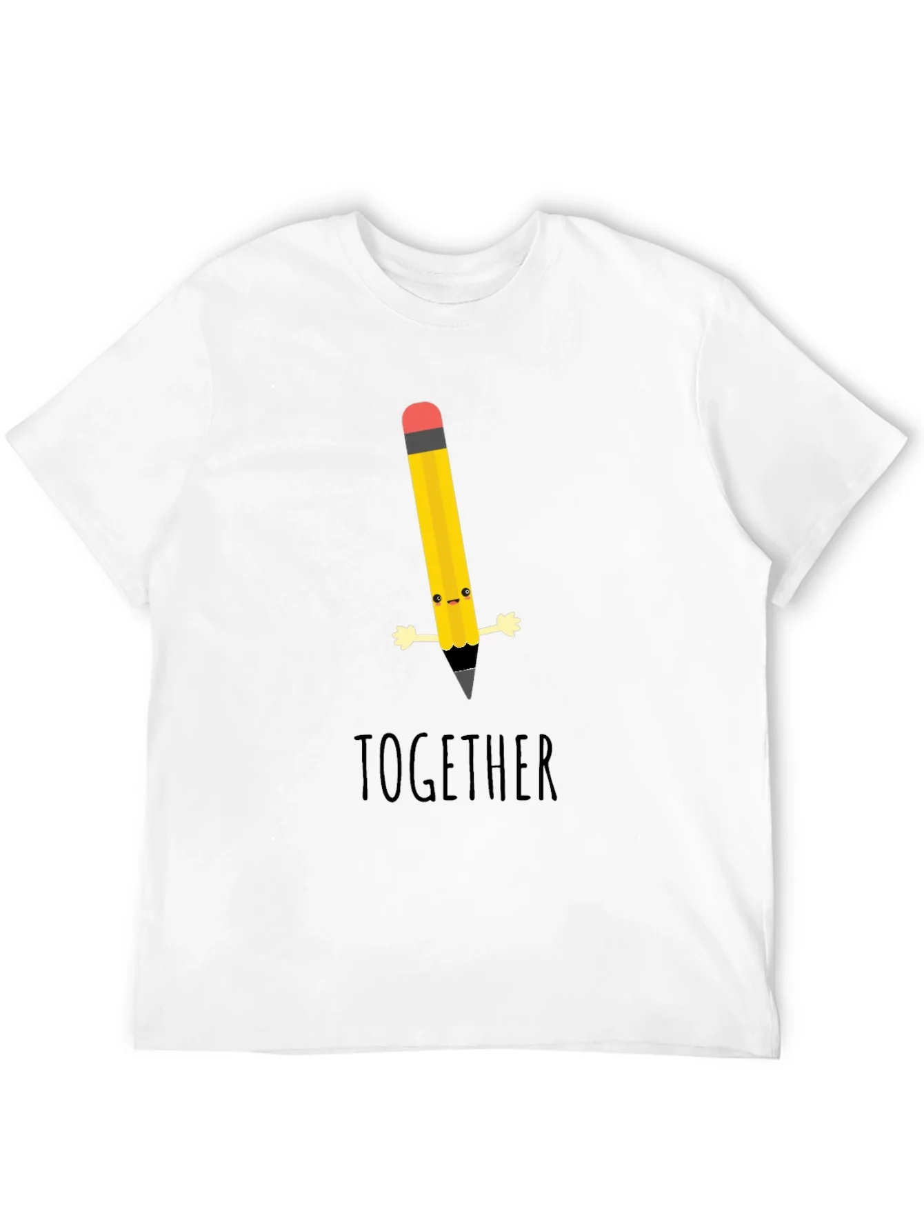 Rebbecca Cute Cartoon Pencil Together Graphic T-Shirt