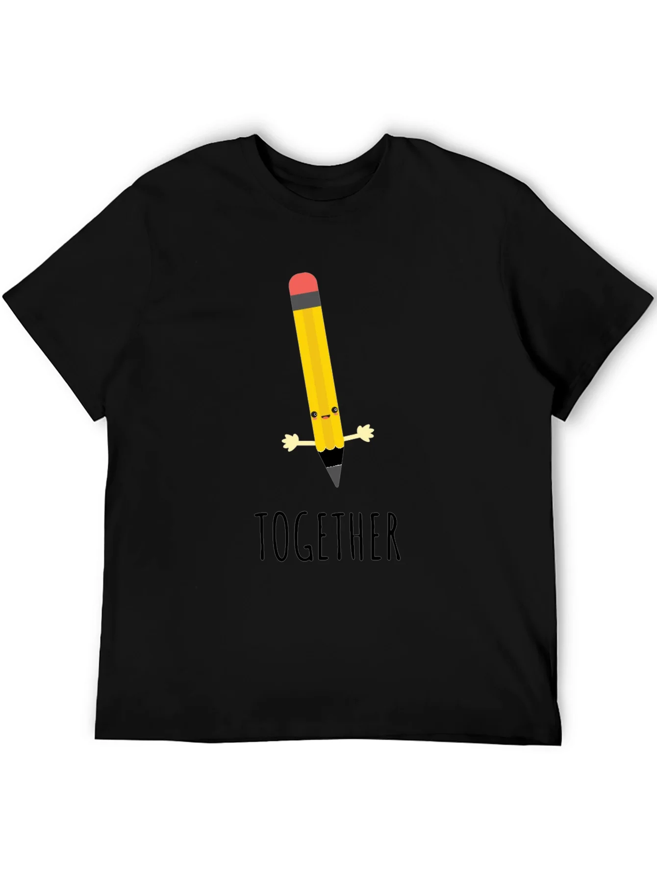 Rebbecca Cute Cartoon Pencil Together Graphic T-Shirt