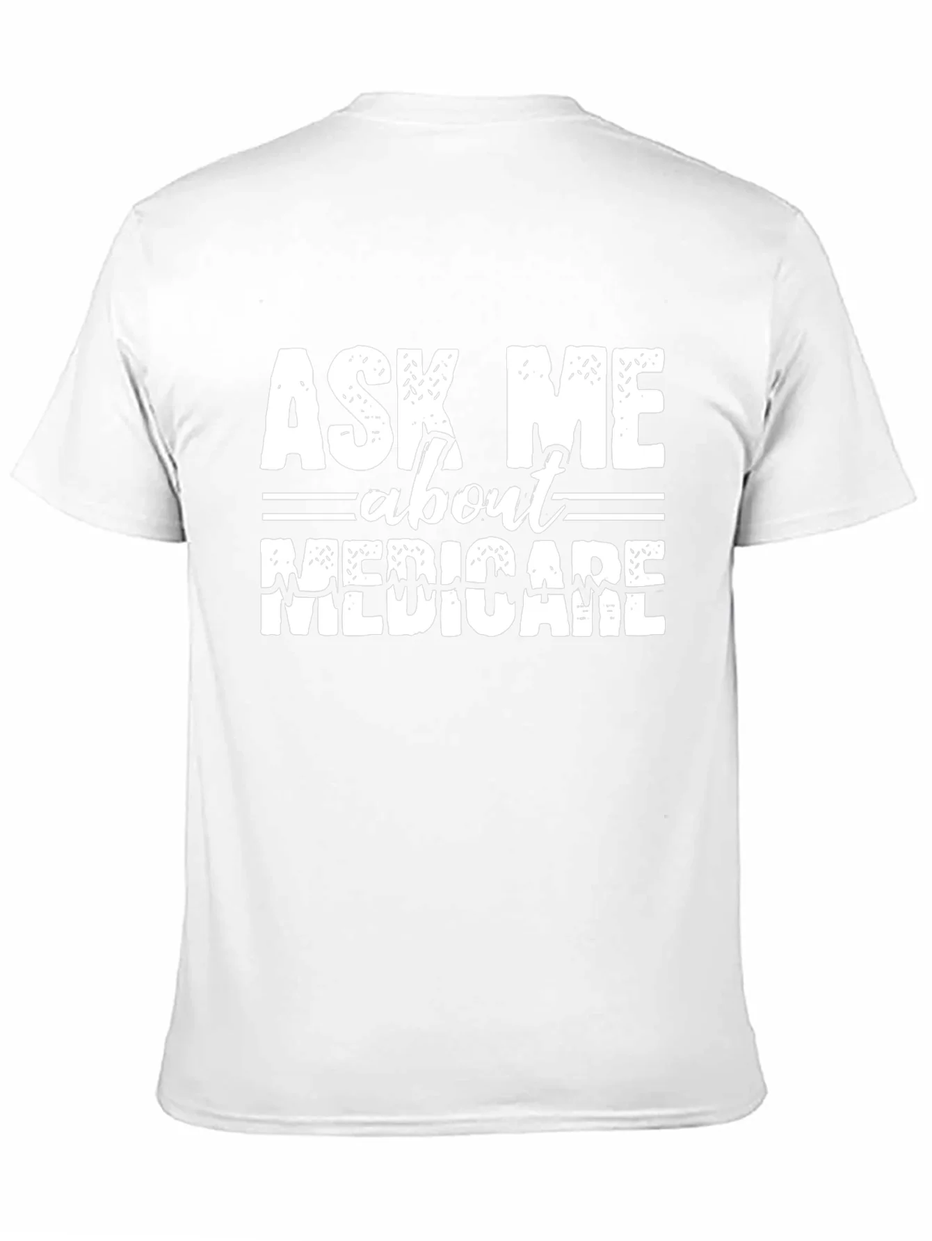 Camiseta Negra Ask Me About Medicare