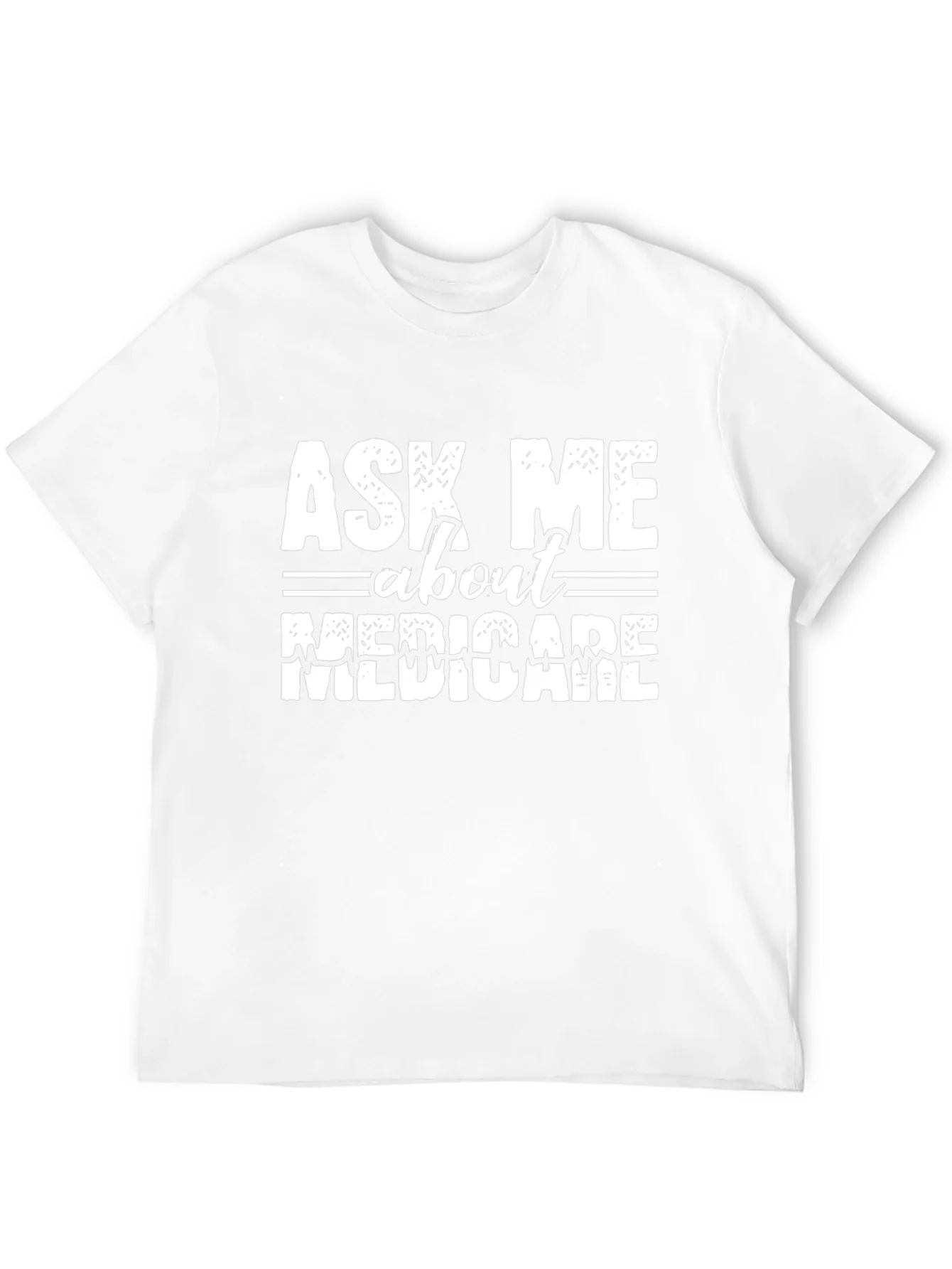 Camiseta Negra Ask Me About Medicare