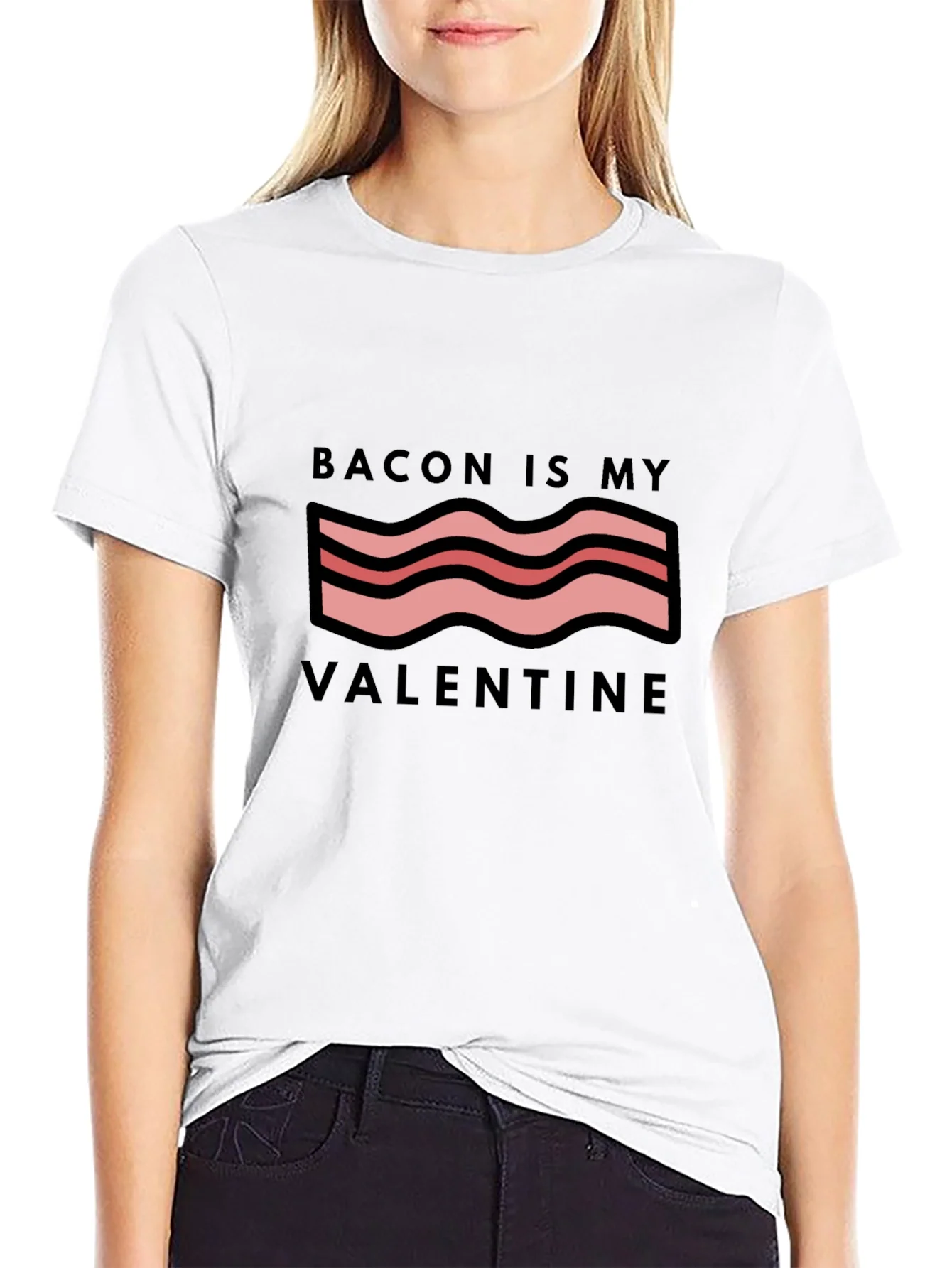 Rebbecca Bacon Is My Valentine Graphic Tee