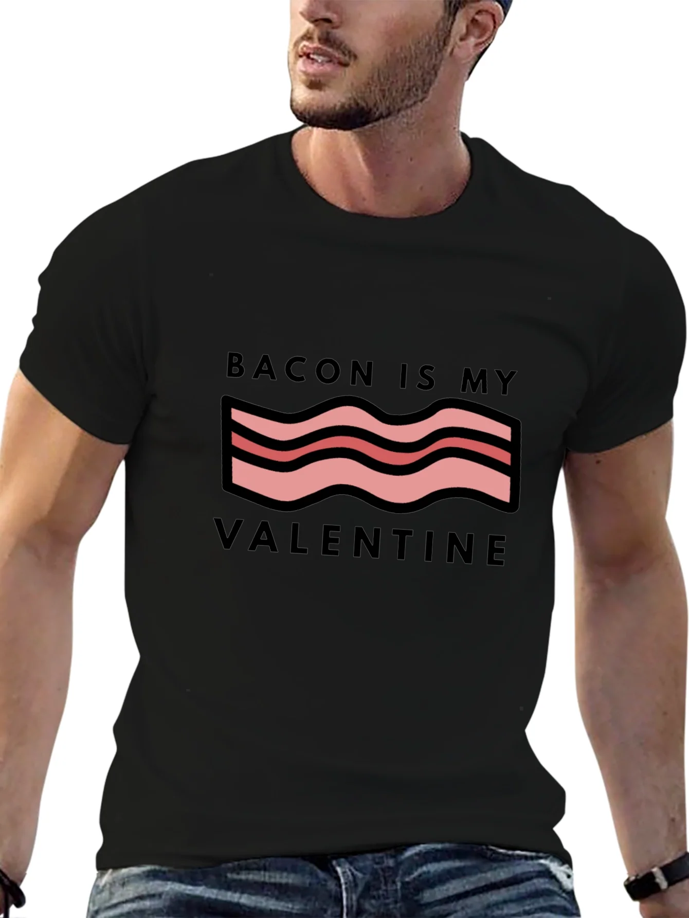 Rebbecca Bacon Is My Valentine Graphic Tee