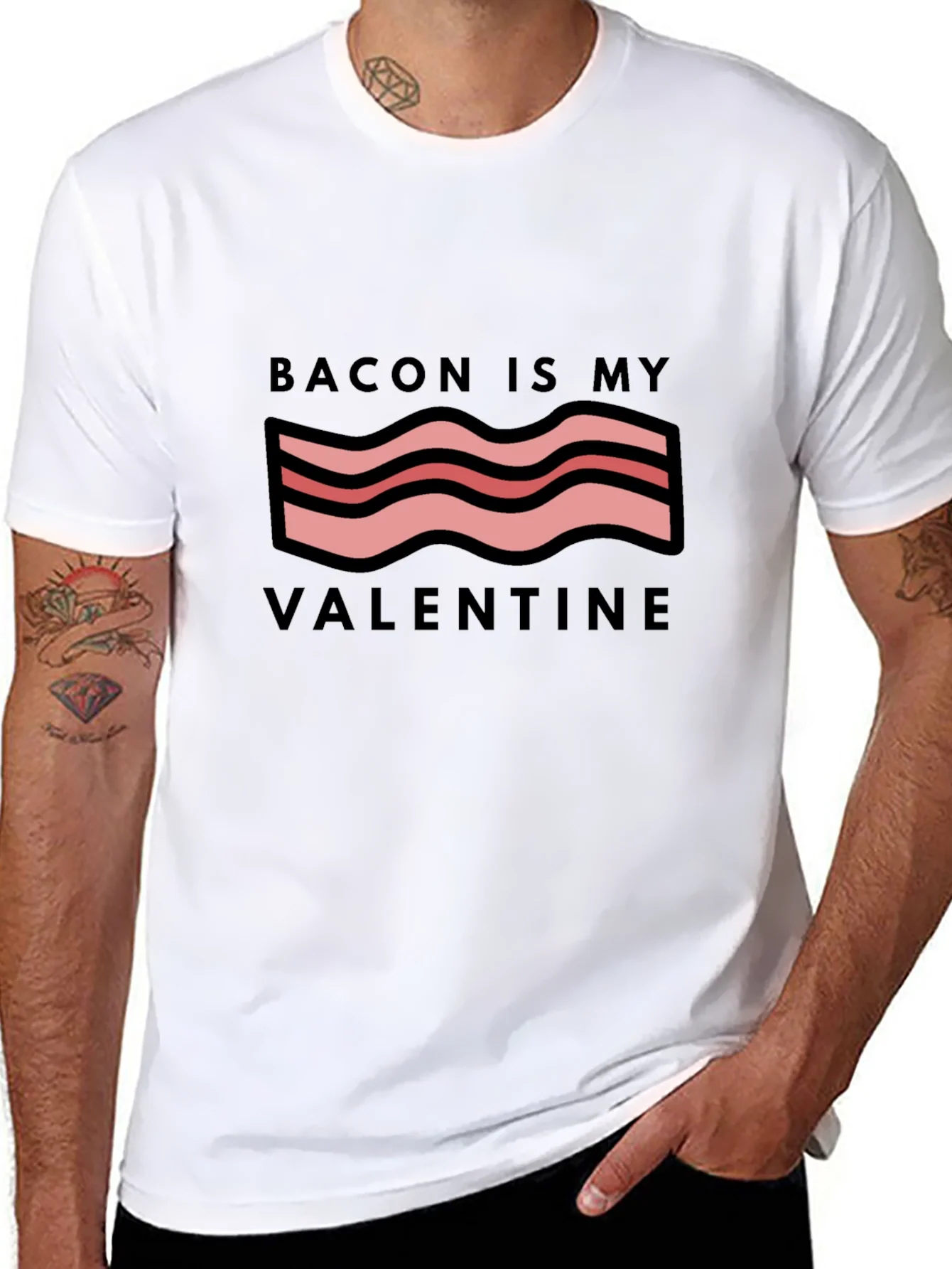 Rebbecca Bacon Is My Valentine Graphic Tee