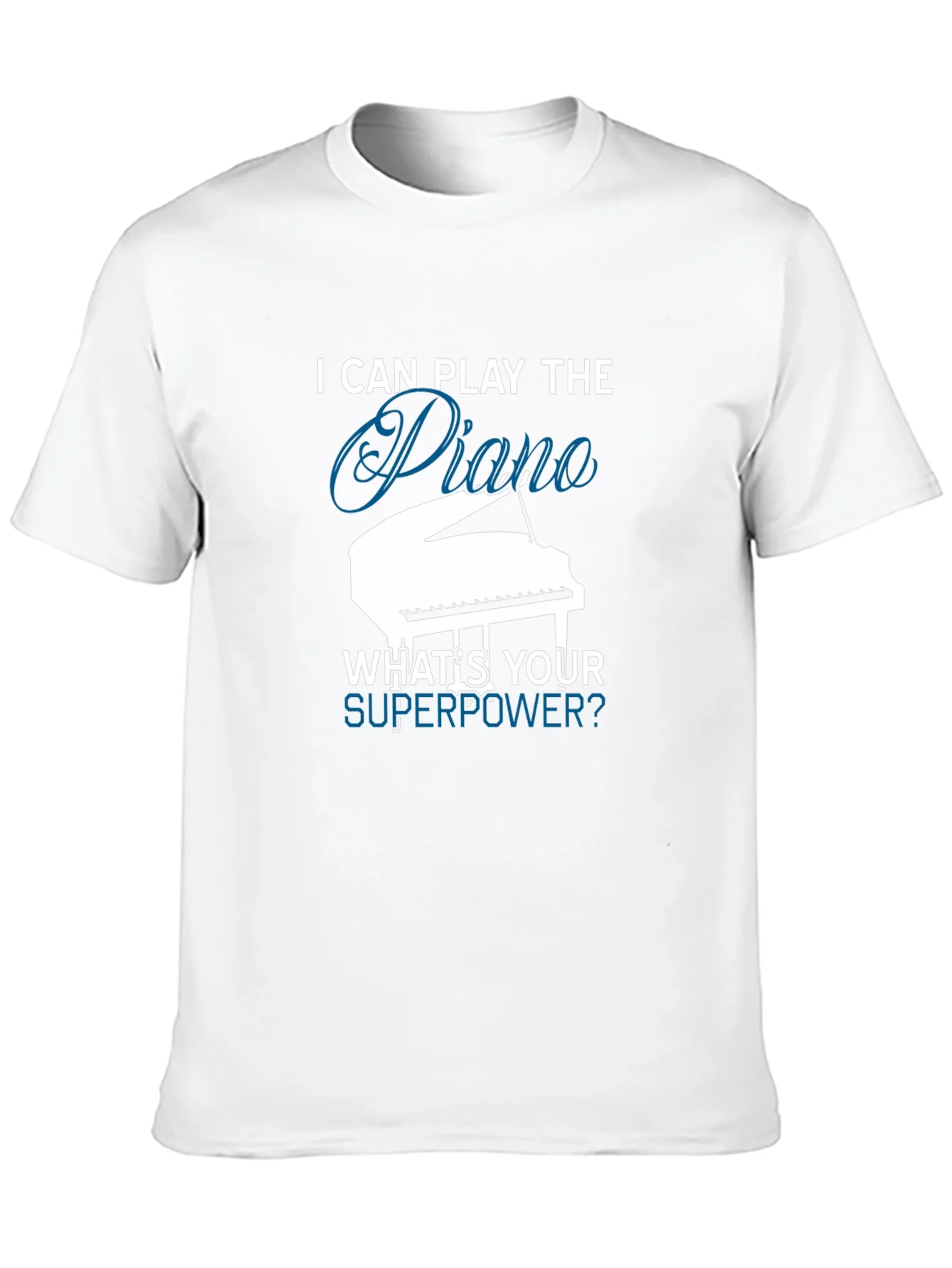 Rebbecca Piano Superpower T-Shirt - Musician Gift