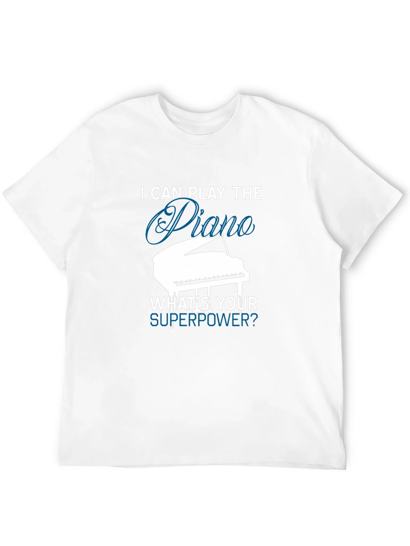 Rebbecca Piano Superpower T-Shirt - Musician Gift