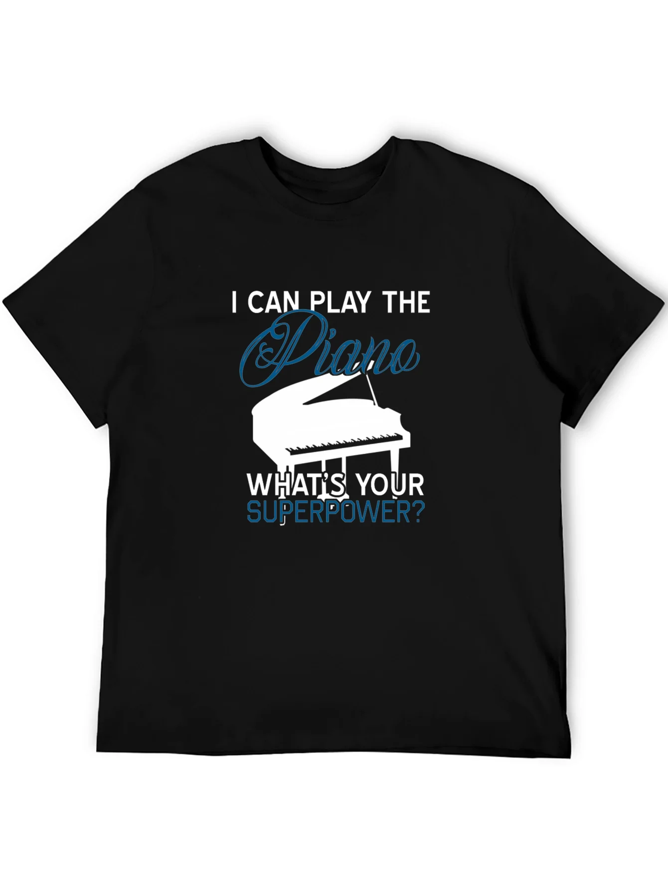 Rebbecca Piano Superpower T-Shirt - Musician Gift