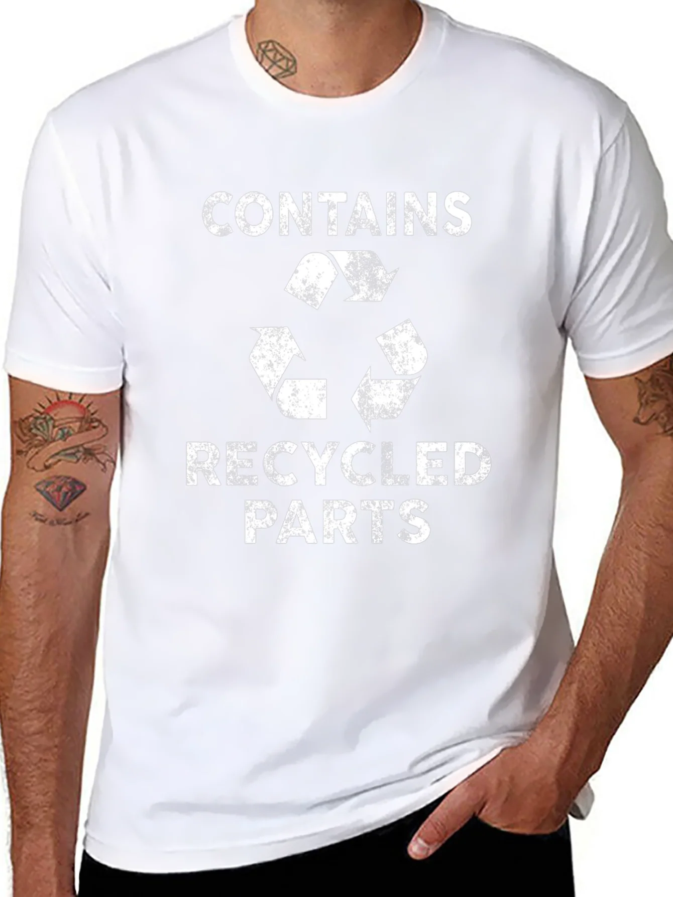 Rebbecca Recycled Parts Graphic Tee - Black