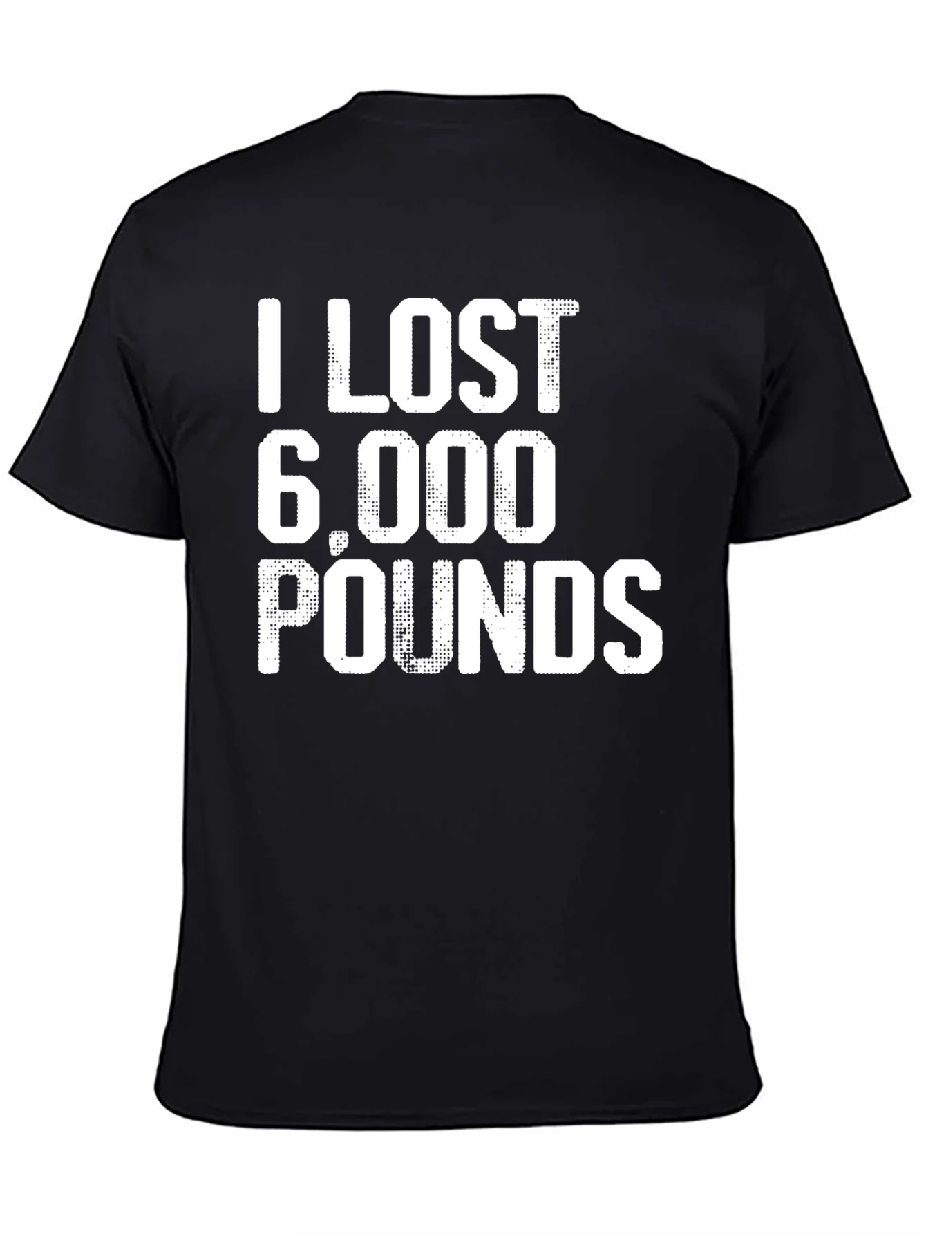 Camiseta Negra Divertida: ?Perd¨ª 6000 Libras!