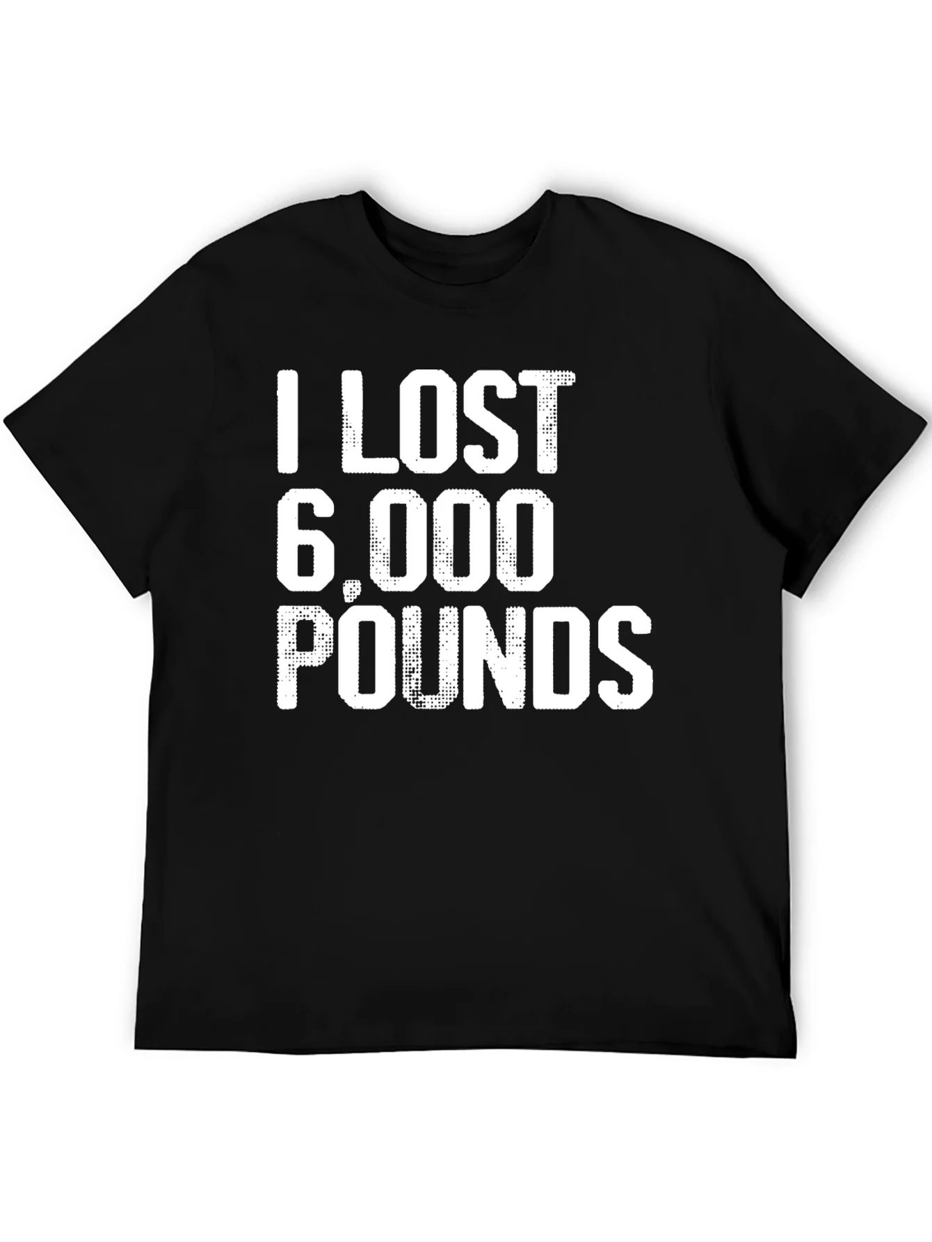 Camiseta Negra Divertida: ?Perd¨ª 6000 Libras!