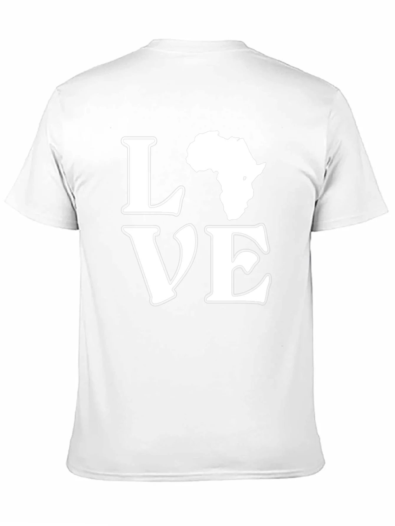 Camiseta Negra Love Africa para Hombre