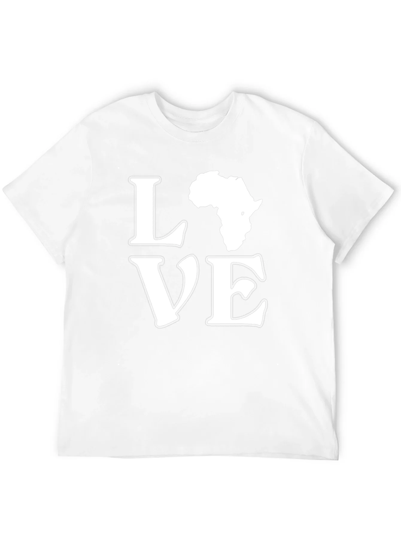 Camiseta Negra Love Africa para Hombre