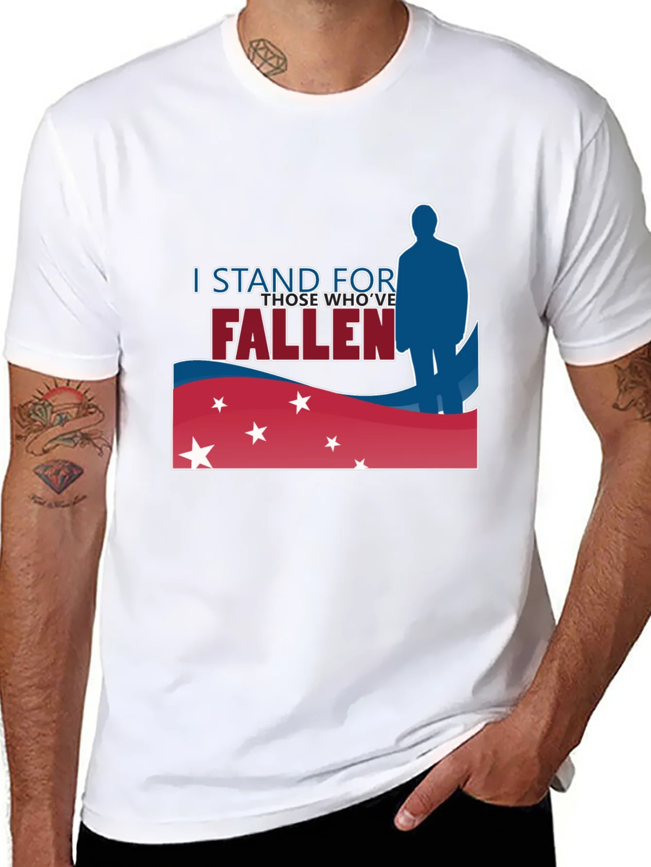 Rebbecca I Stand For Those Whove Fallen T-Shirt
