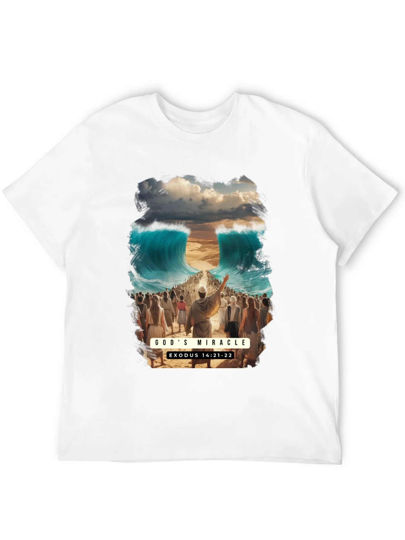 Rebbecca Gods Miracle Exodus T-Shirt