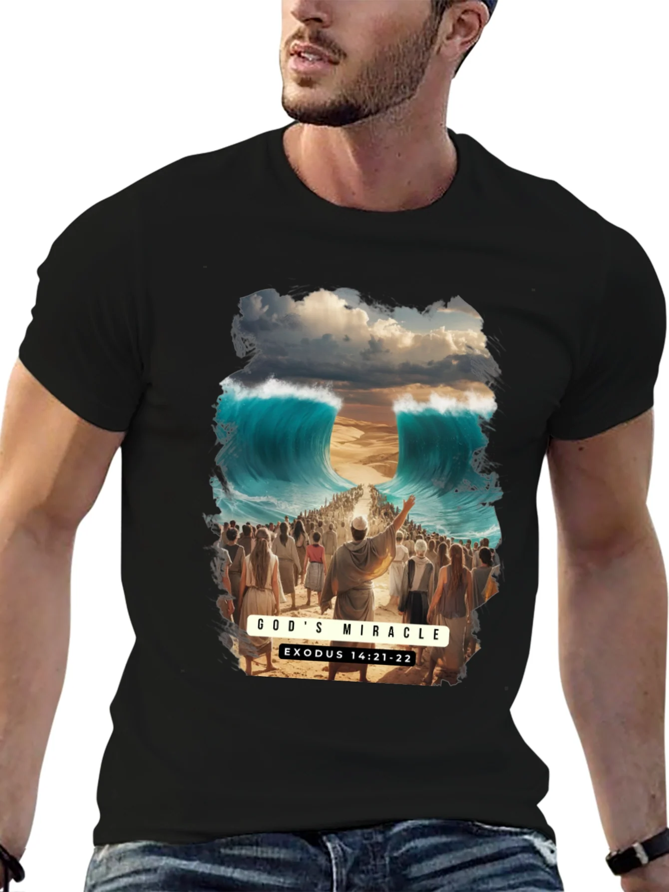 Rebbecca Gods Miracle Exodus T-Shirt