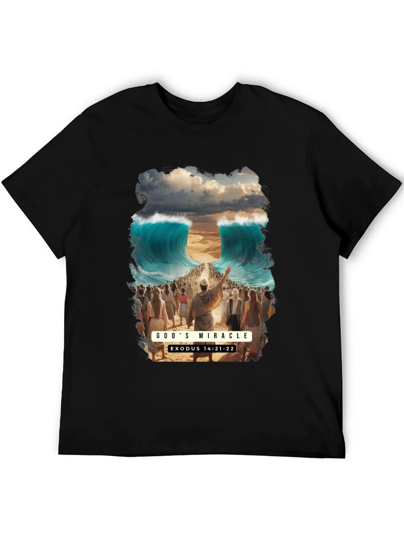 Rebbecca Gods Miracle Exodus T-Shirt