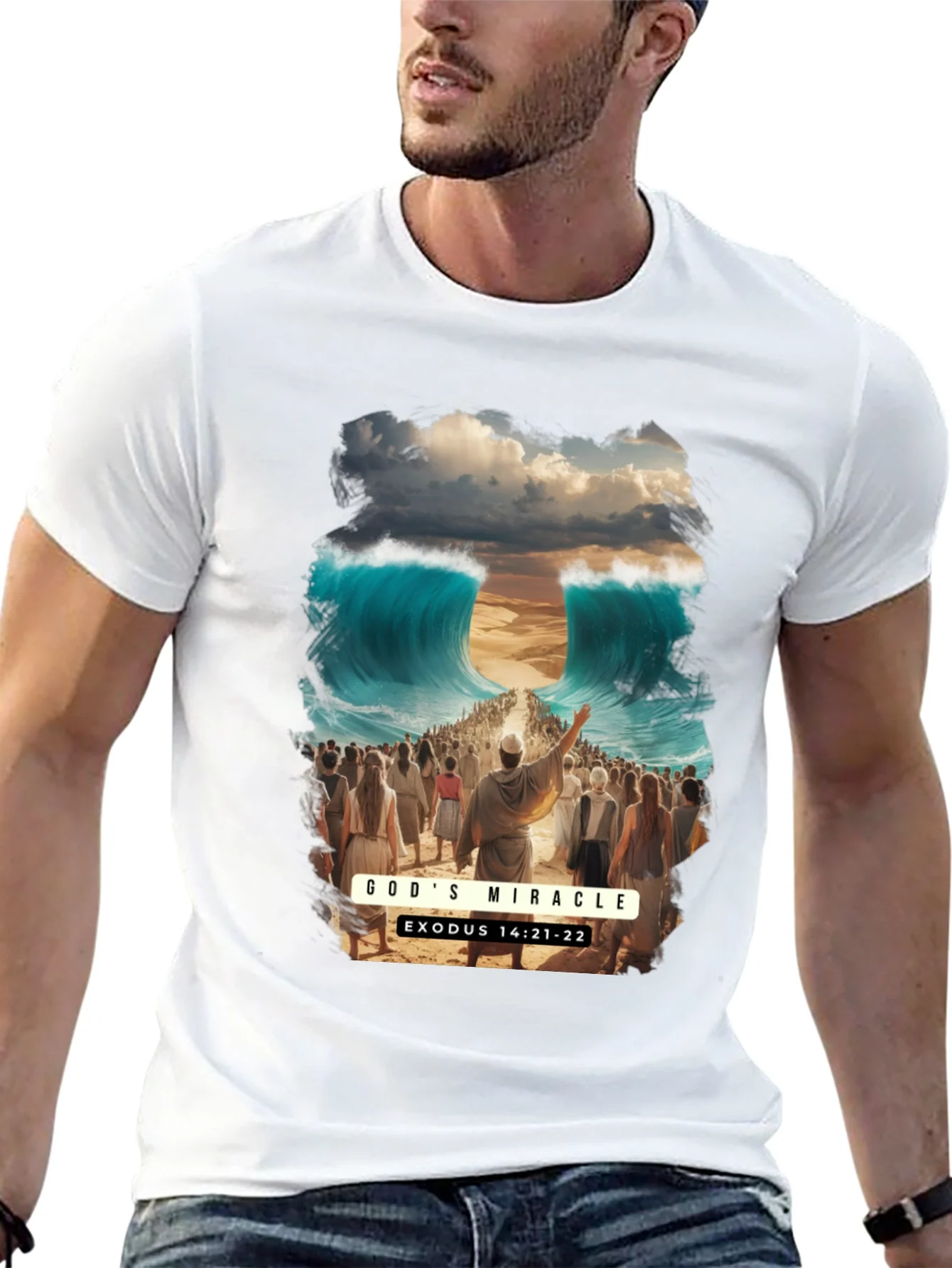 Rebbecca Gods Miracle Exodus T-Shirt