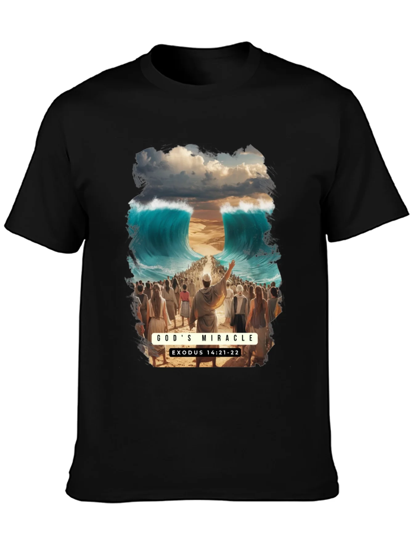 Rebbecca Gods Miracle Exodus T-Shirt