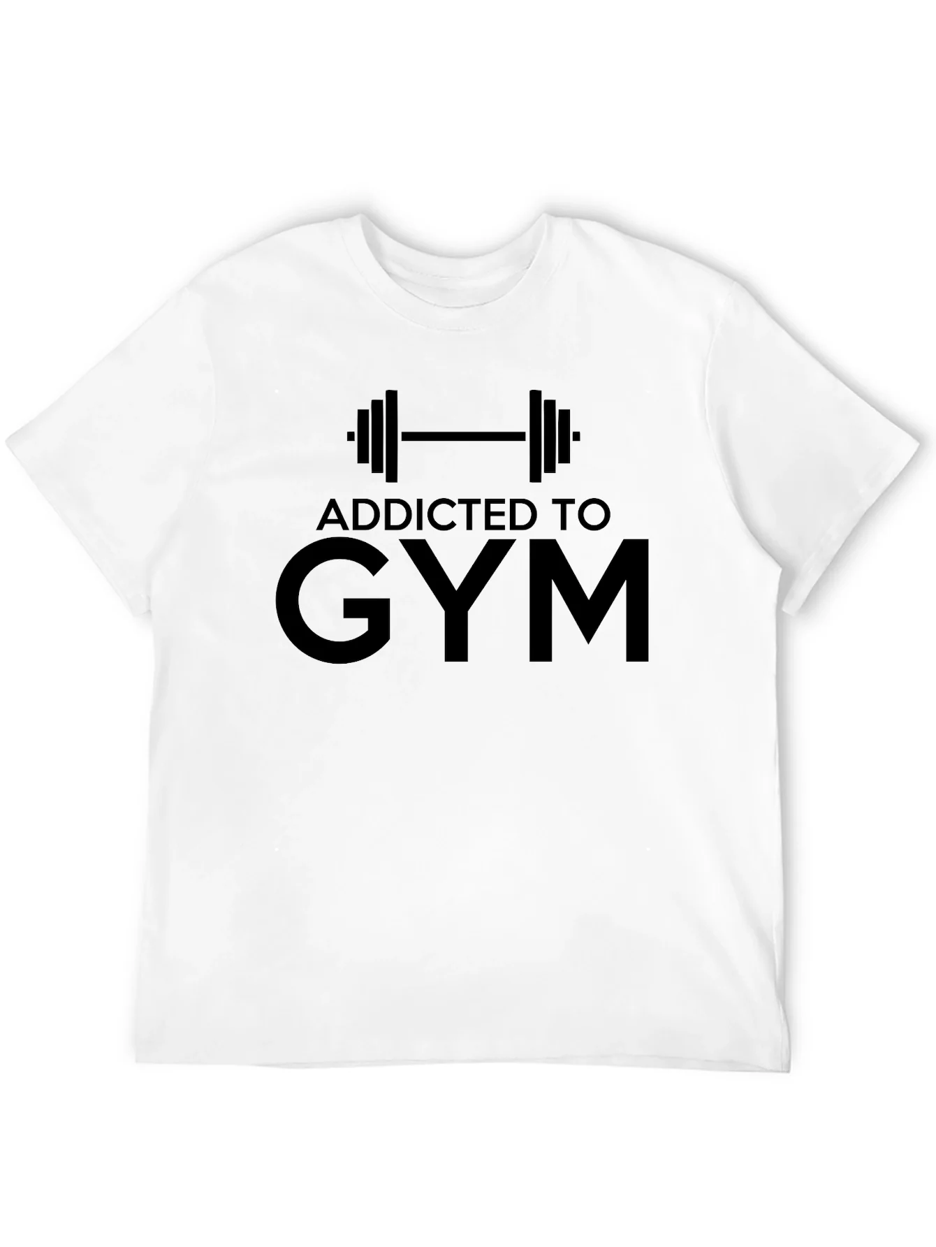 Camiseta Negra Addicted to Gym