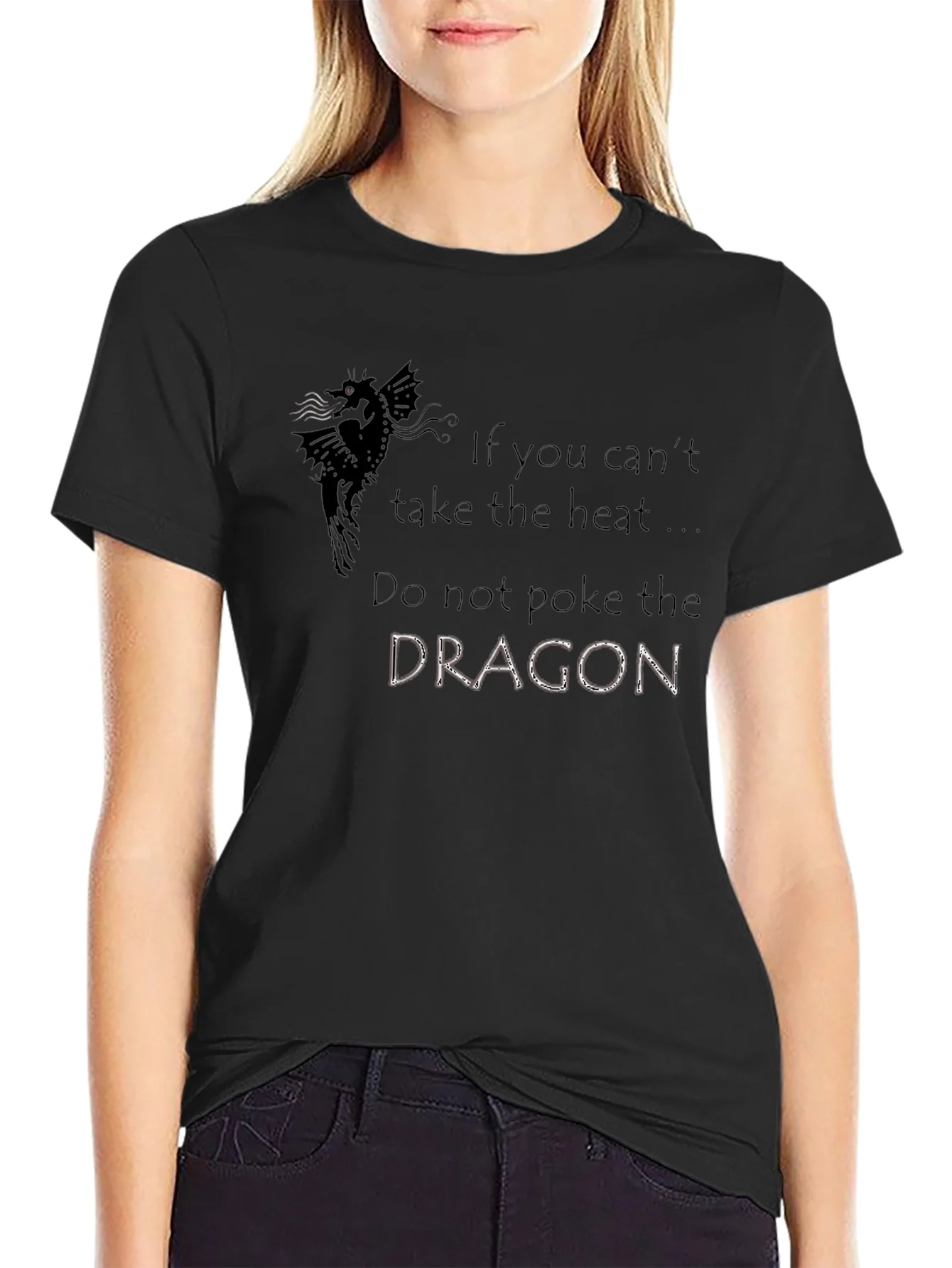 Rebbecca Do Not Poke the Dragon Graphic Tee