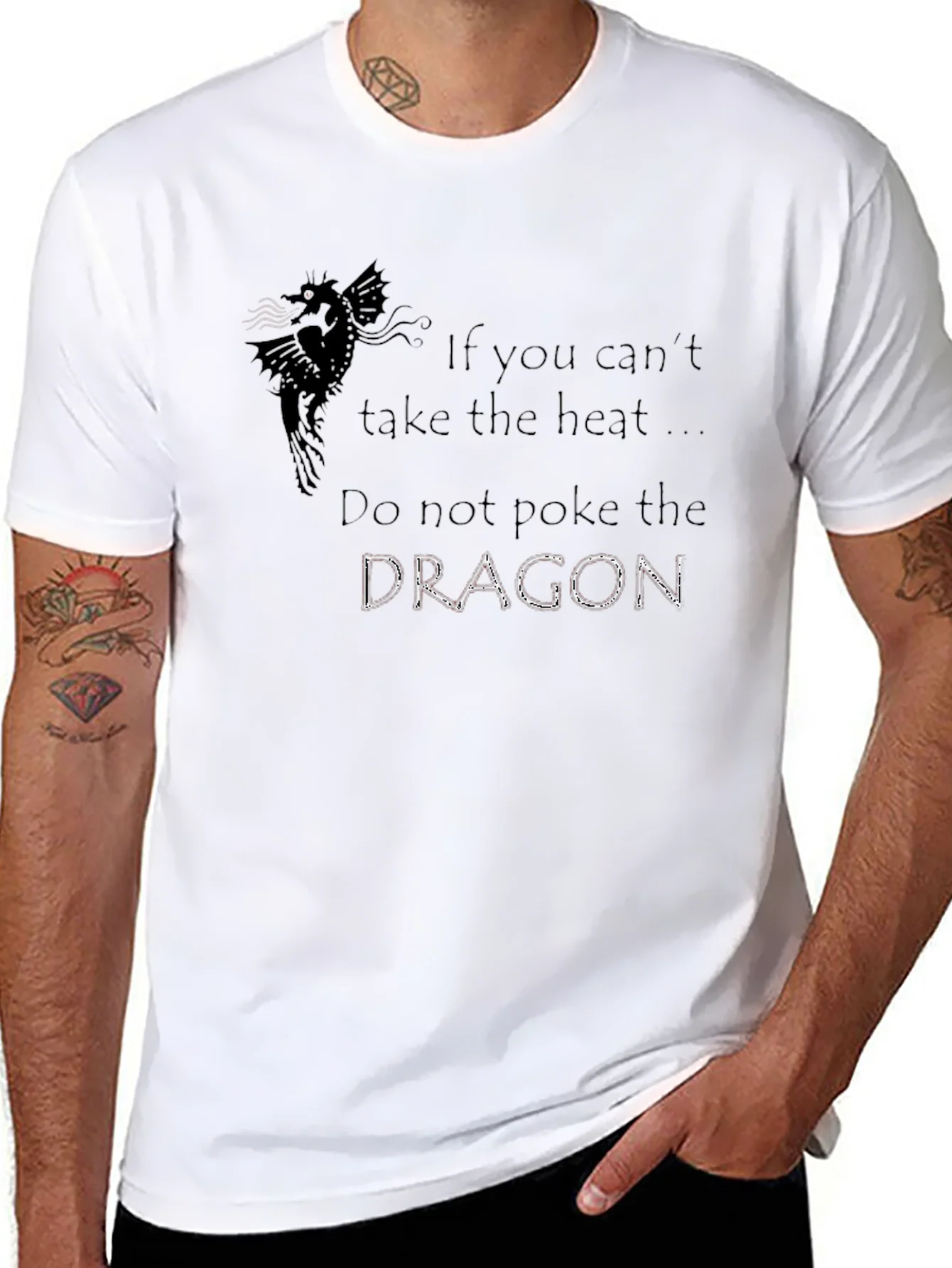 Rebbecca Do Not Poke the Dragon Graphic Tee